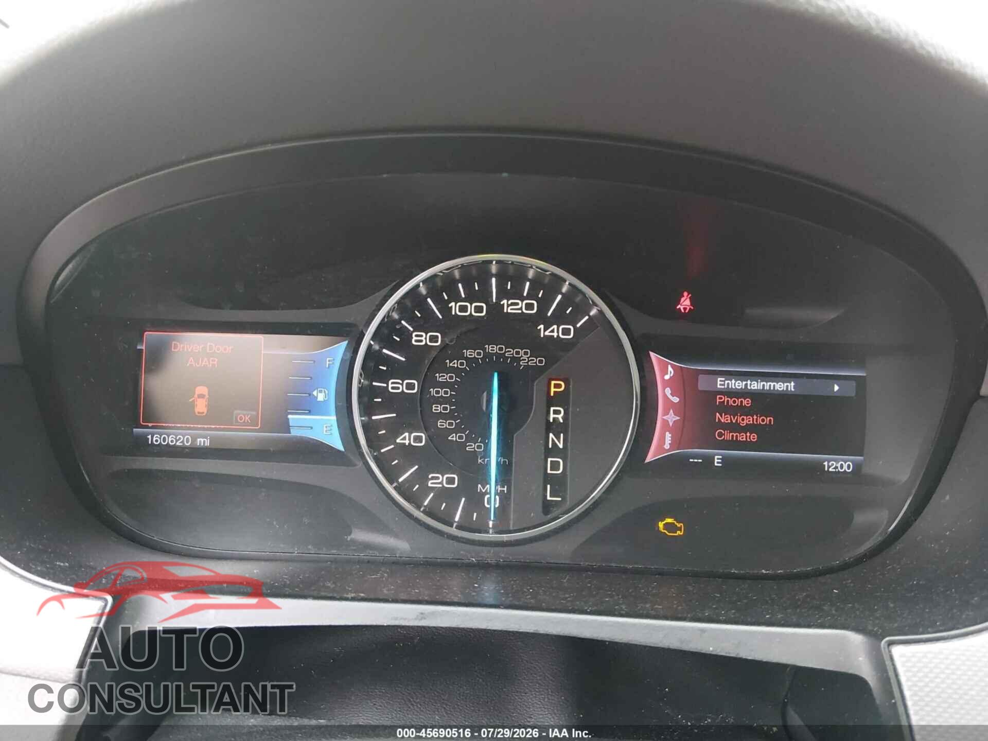 FORD EDGE 2012 - 2FMDK3J93CBA27167