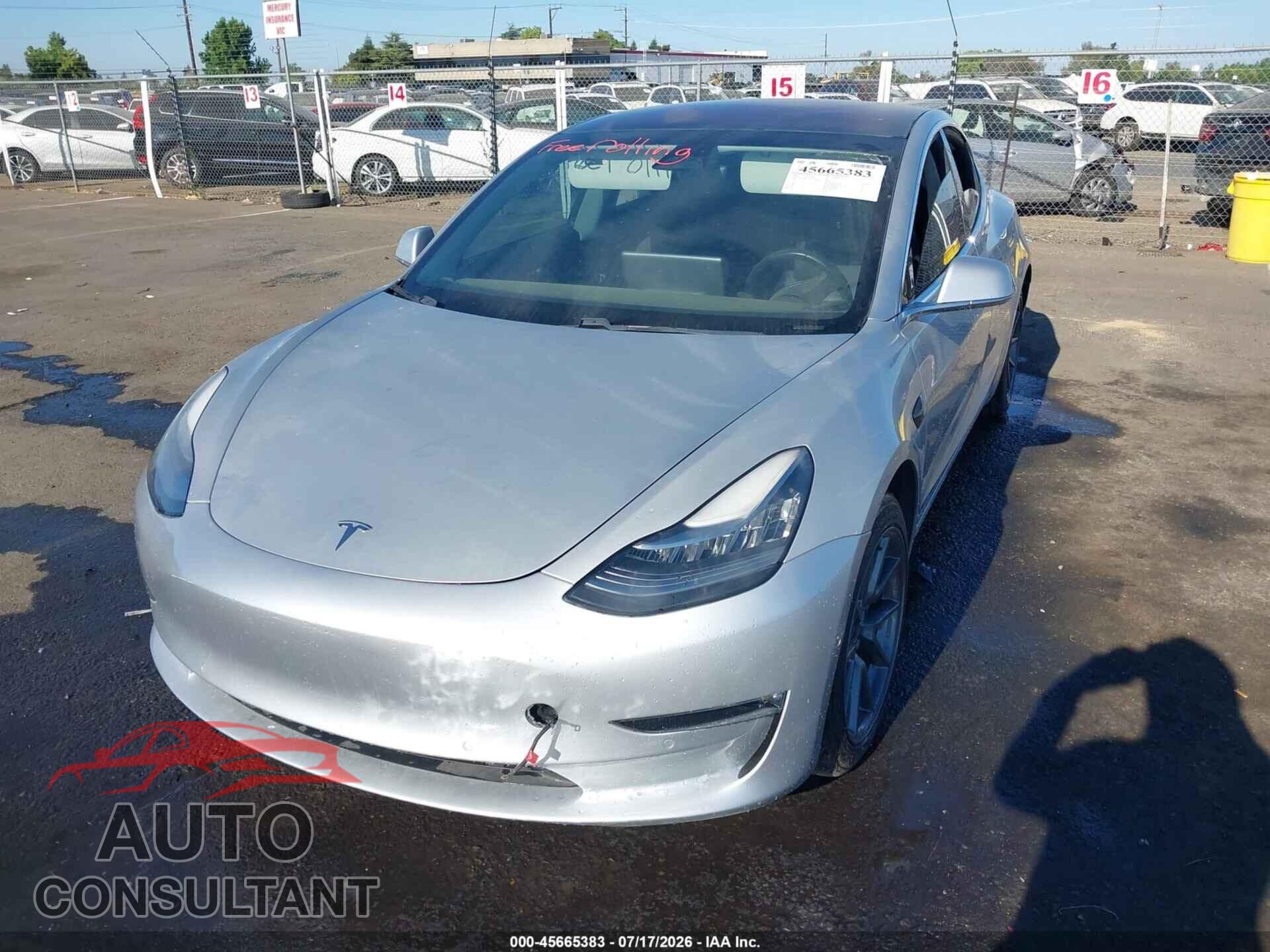 TESLA MODEL 3 2018 - 5YJ3E1EA7JF011649