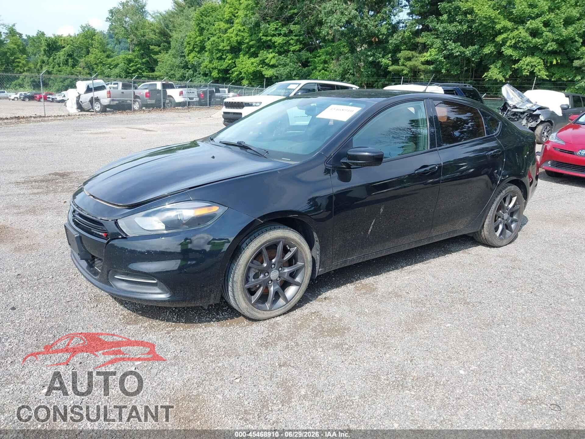 DODGE DART 2016 - 1C3CDFAA1GD591796