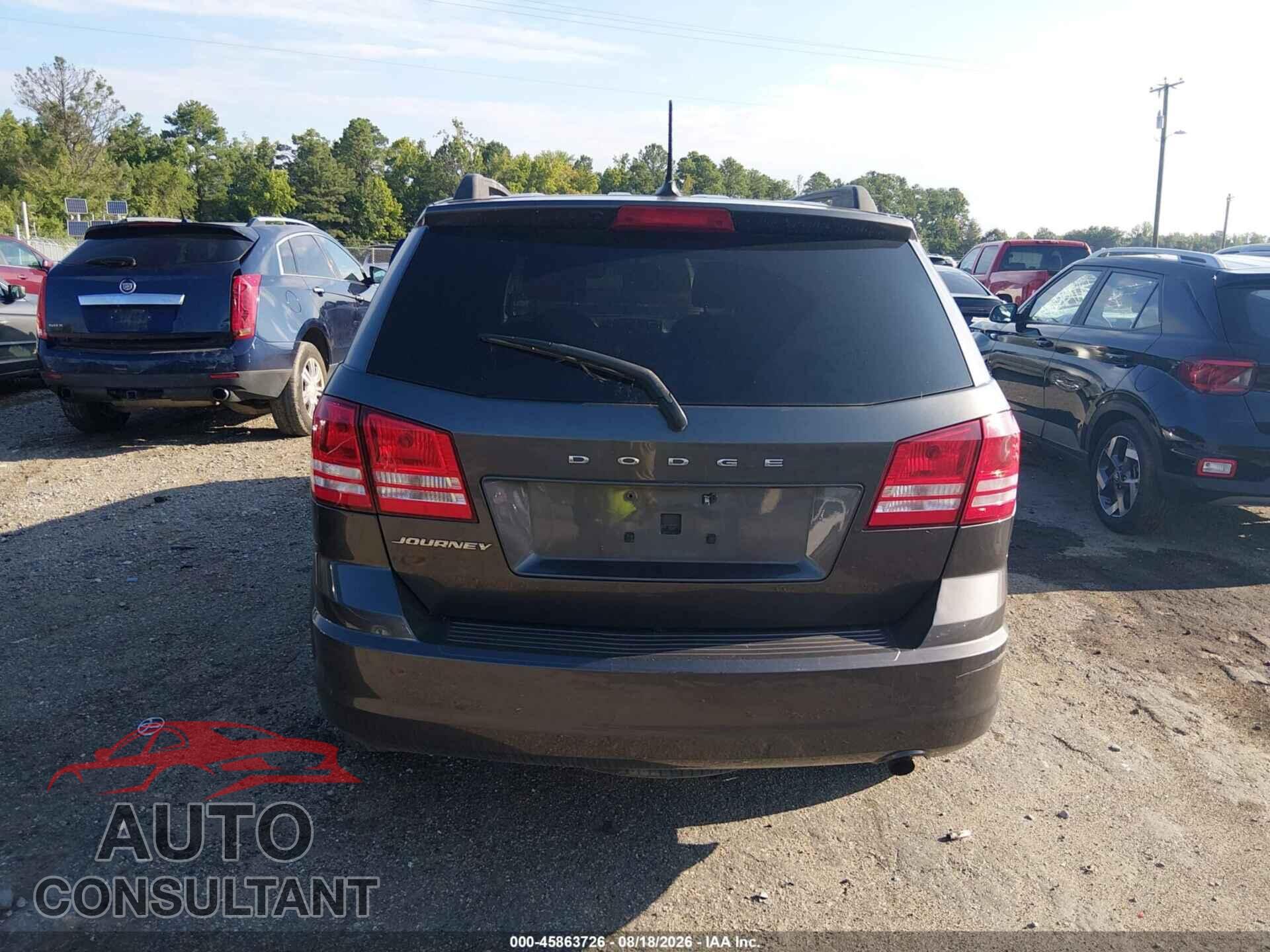 DODGE JOURNEY 2017 - 3C4PDCAB0HT706825