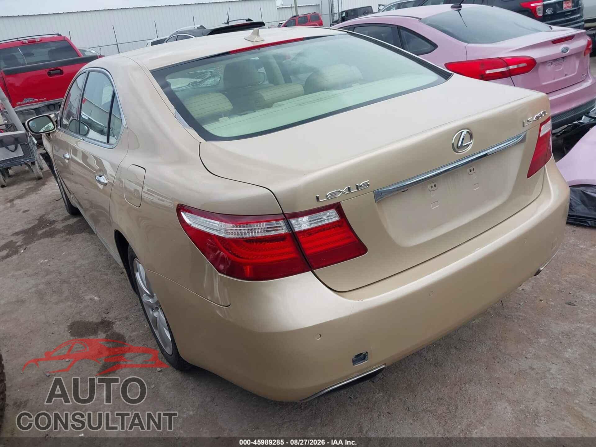 LEXUS LS 2009 - JTHGL46F395034134