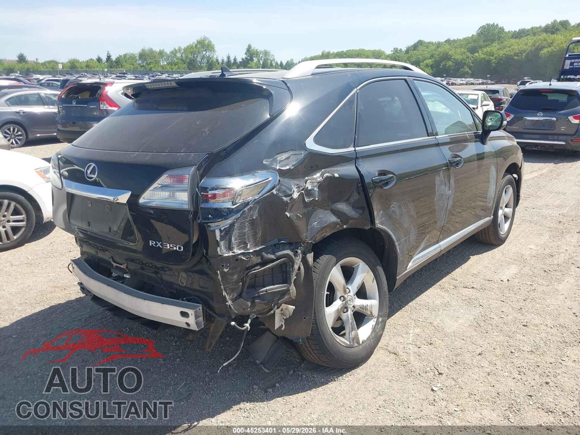 LEXUS RX 350 2011 - 2T2BK1BA4BC086111