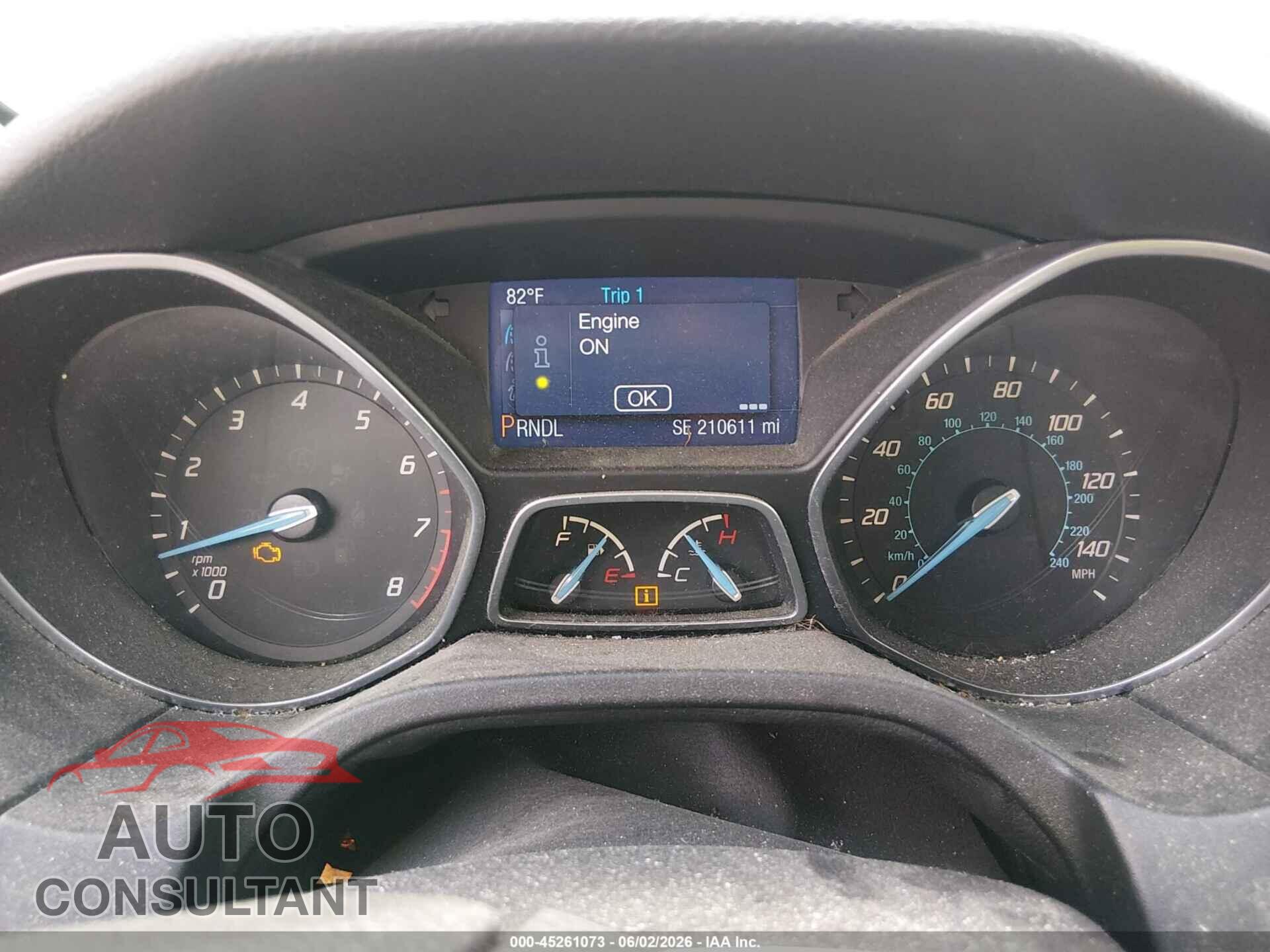 FORD FOCUS 2014 - 1FADP3F28EL272525