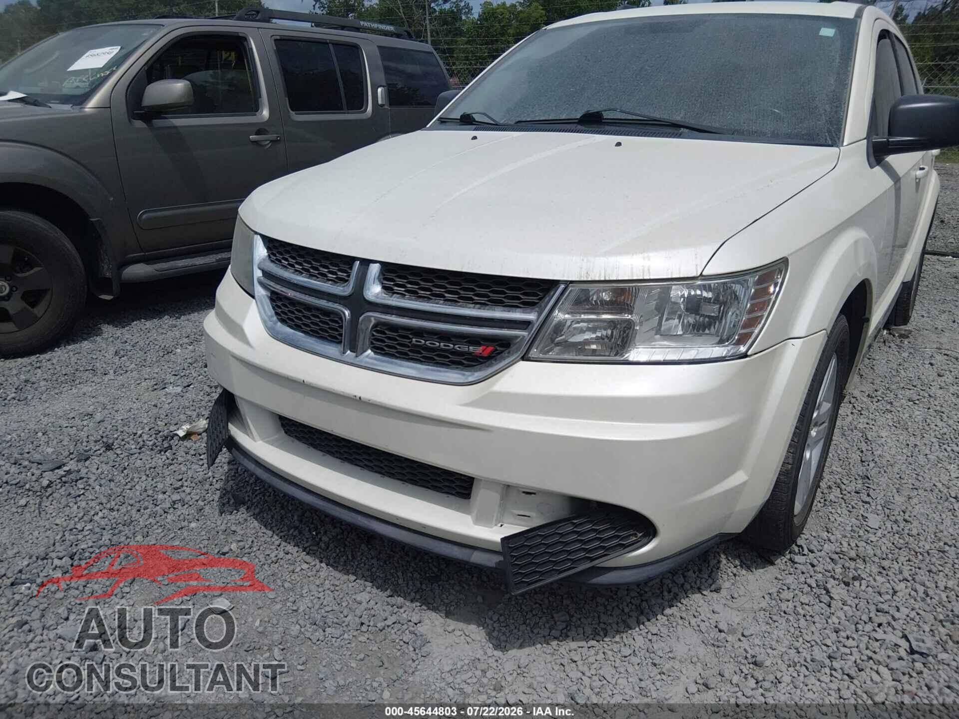 DODGE JOURNEY 2012 - 3C4PDCAB8CT366994