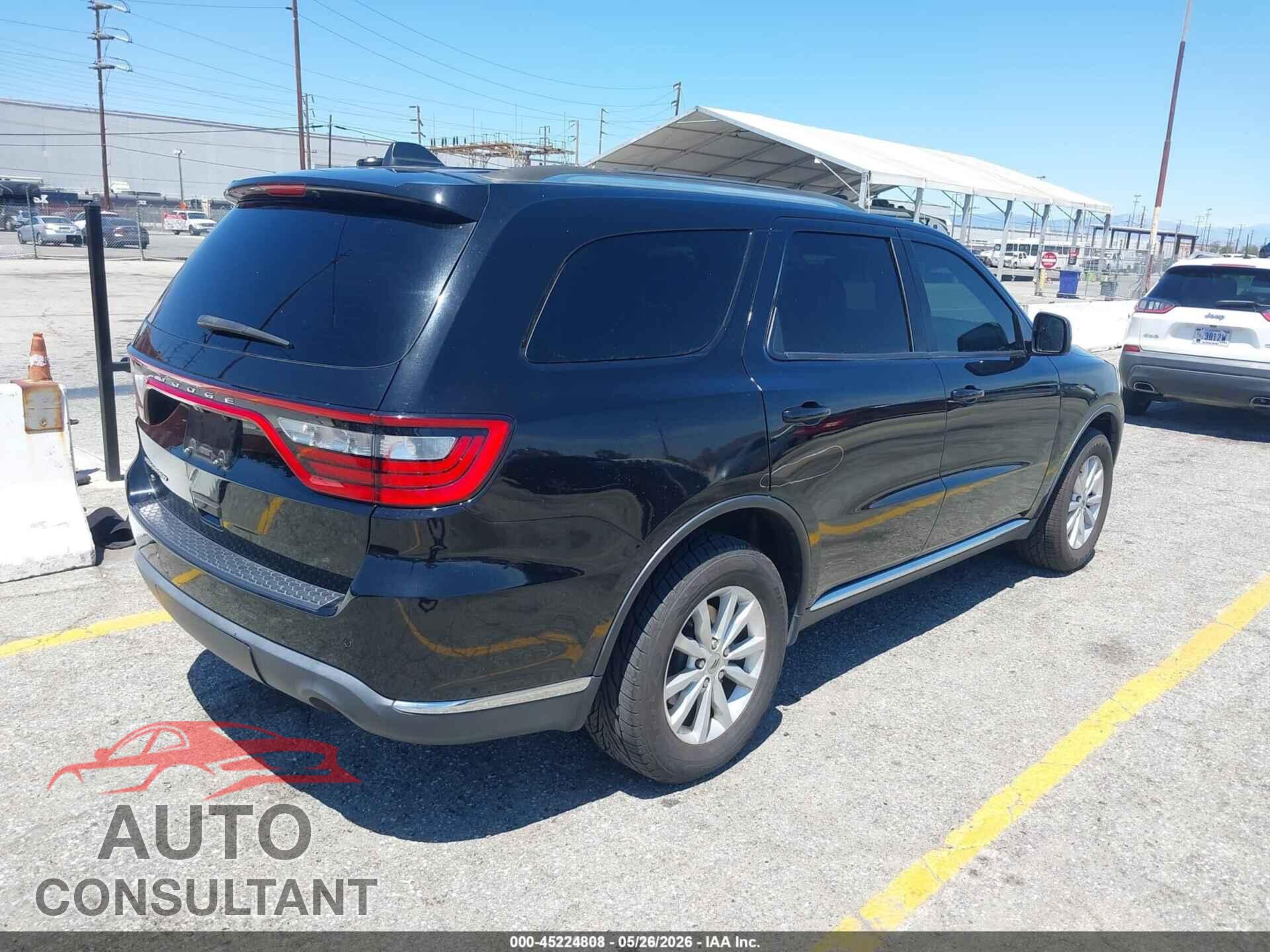 DODGE DURANGO 2019 - 1C4RDJAG5KC744448