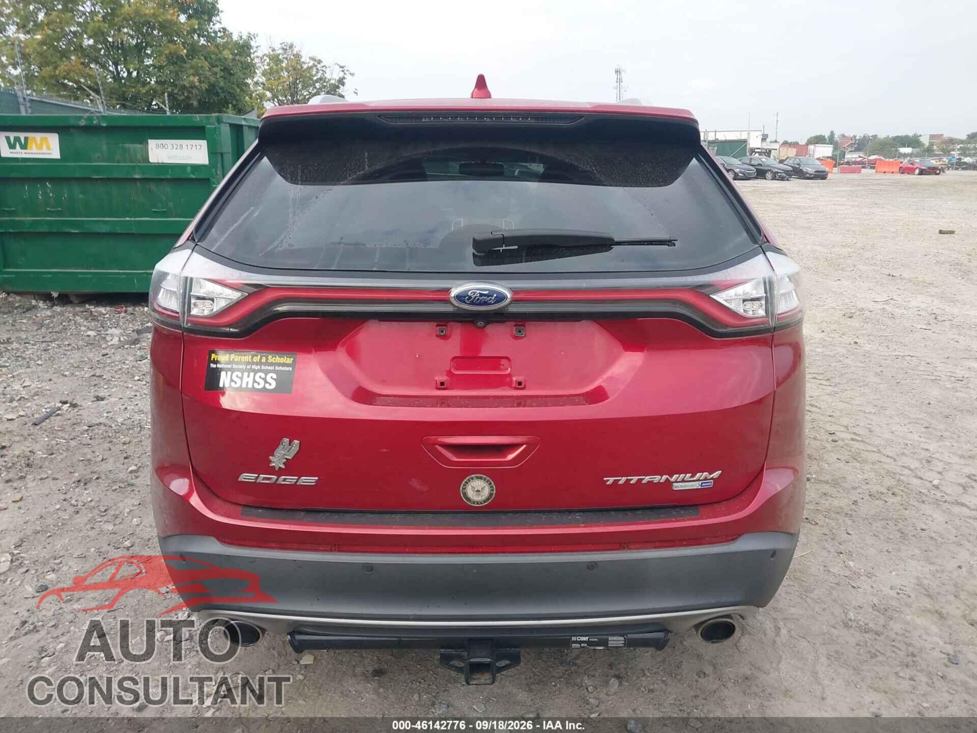 FORD EDGE 2015 - 2FMTK4K96FBB56802