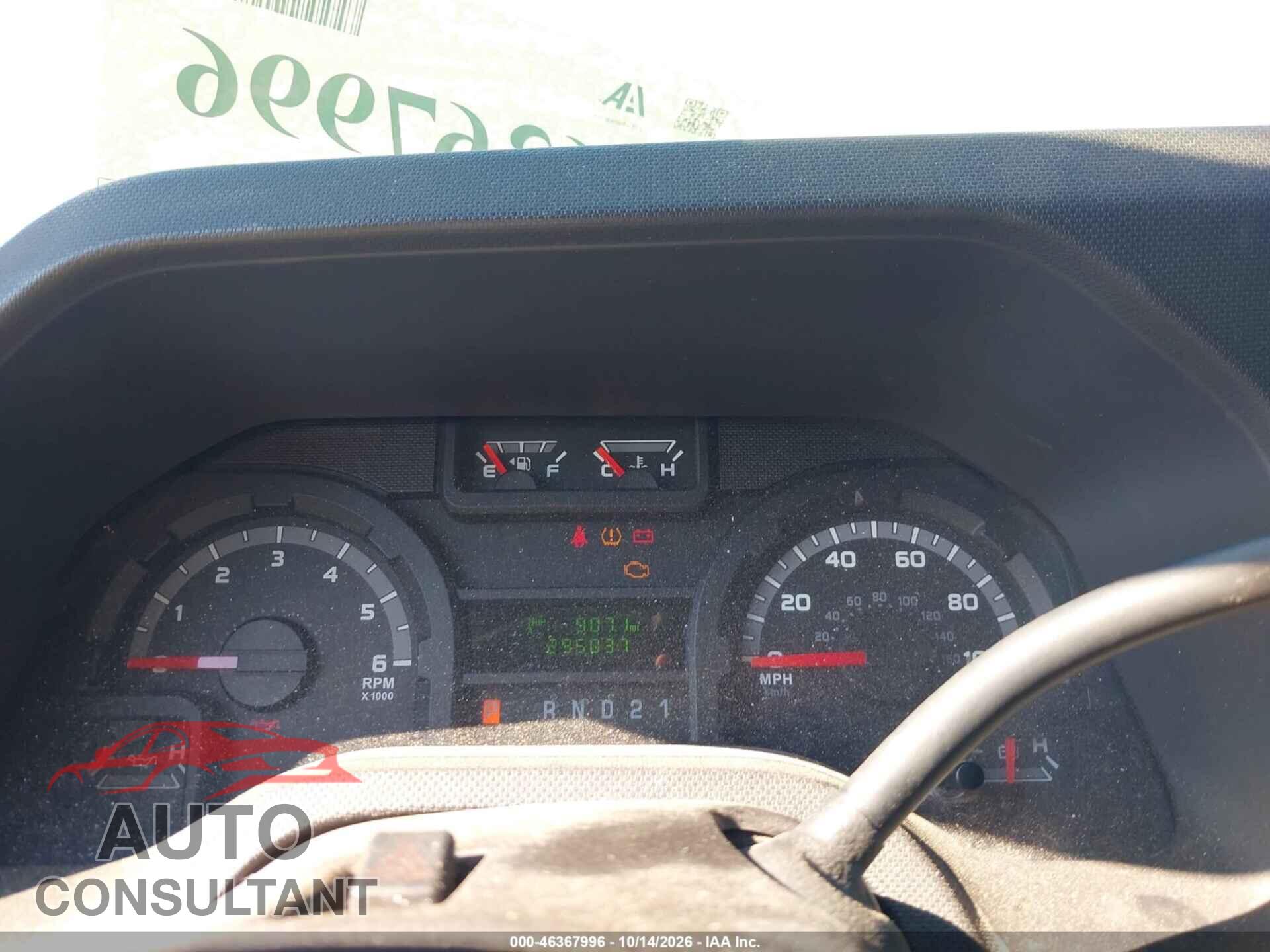 FORD E-250 2011 - 1FTNE2EWXBDA04424