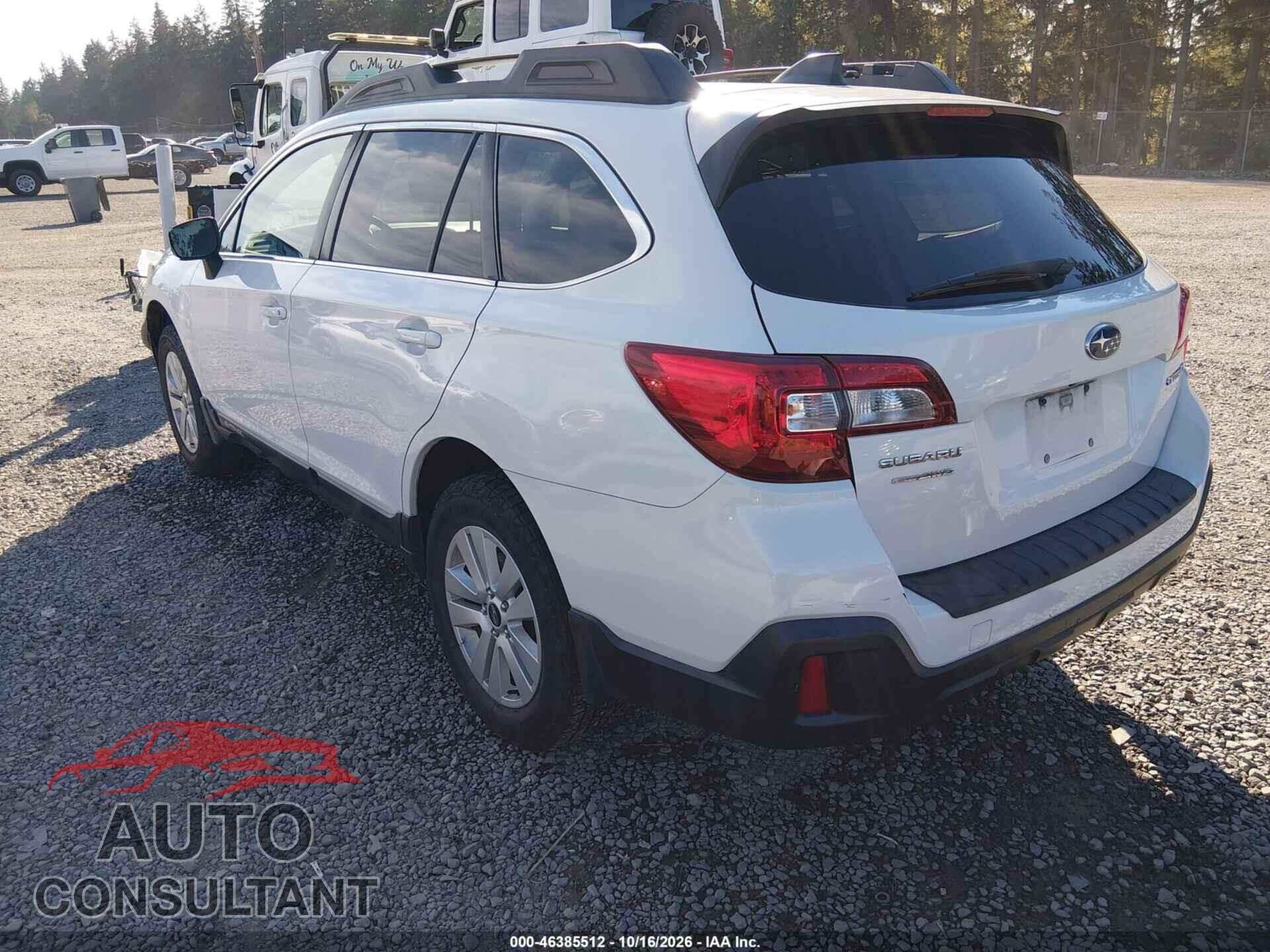 SUBARU OUTBACK 2019 - 4S4BSAFC6K3237437