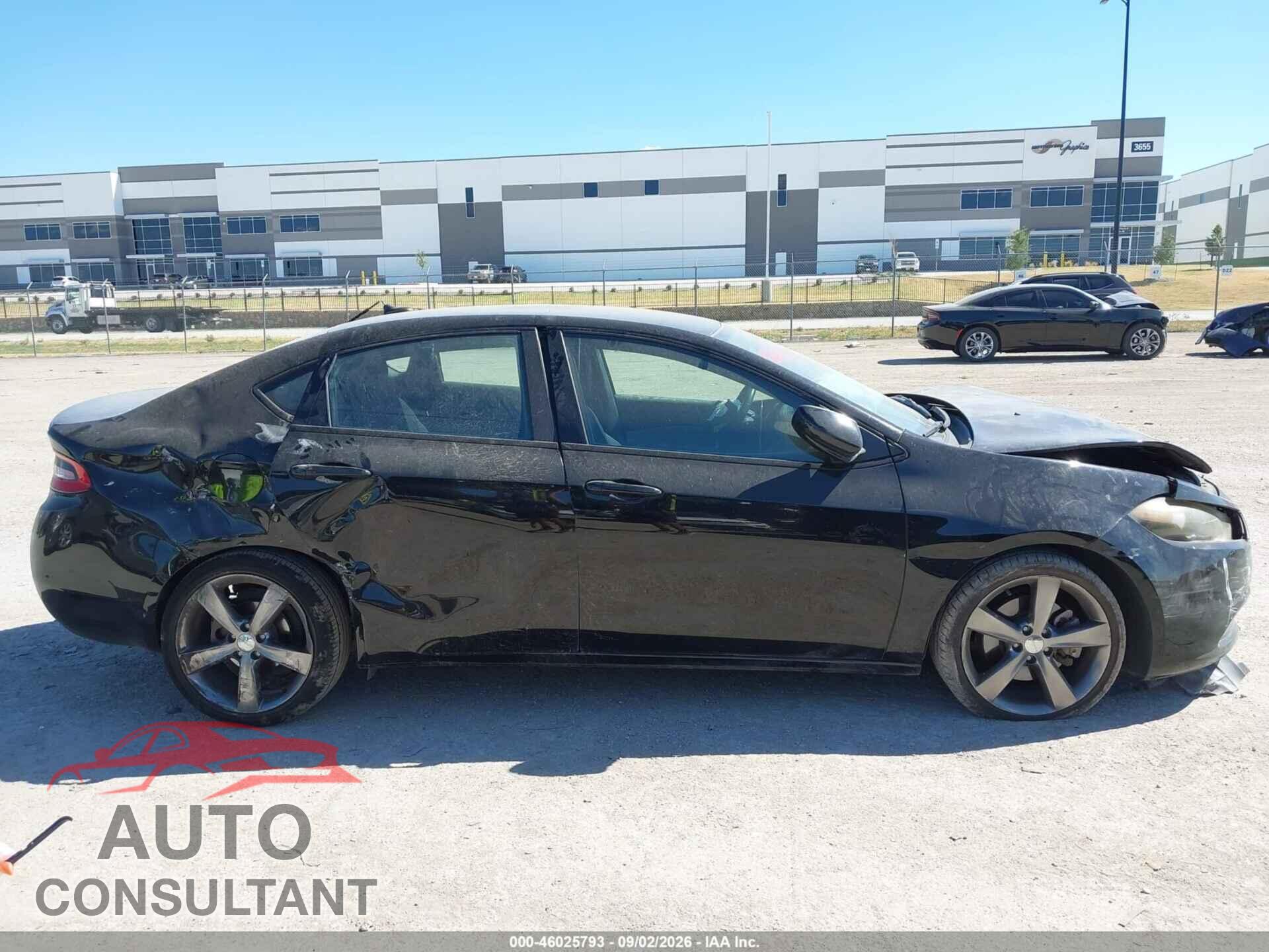 DODGE DART 2015 - 1C3CDFBB7FD193899