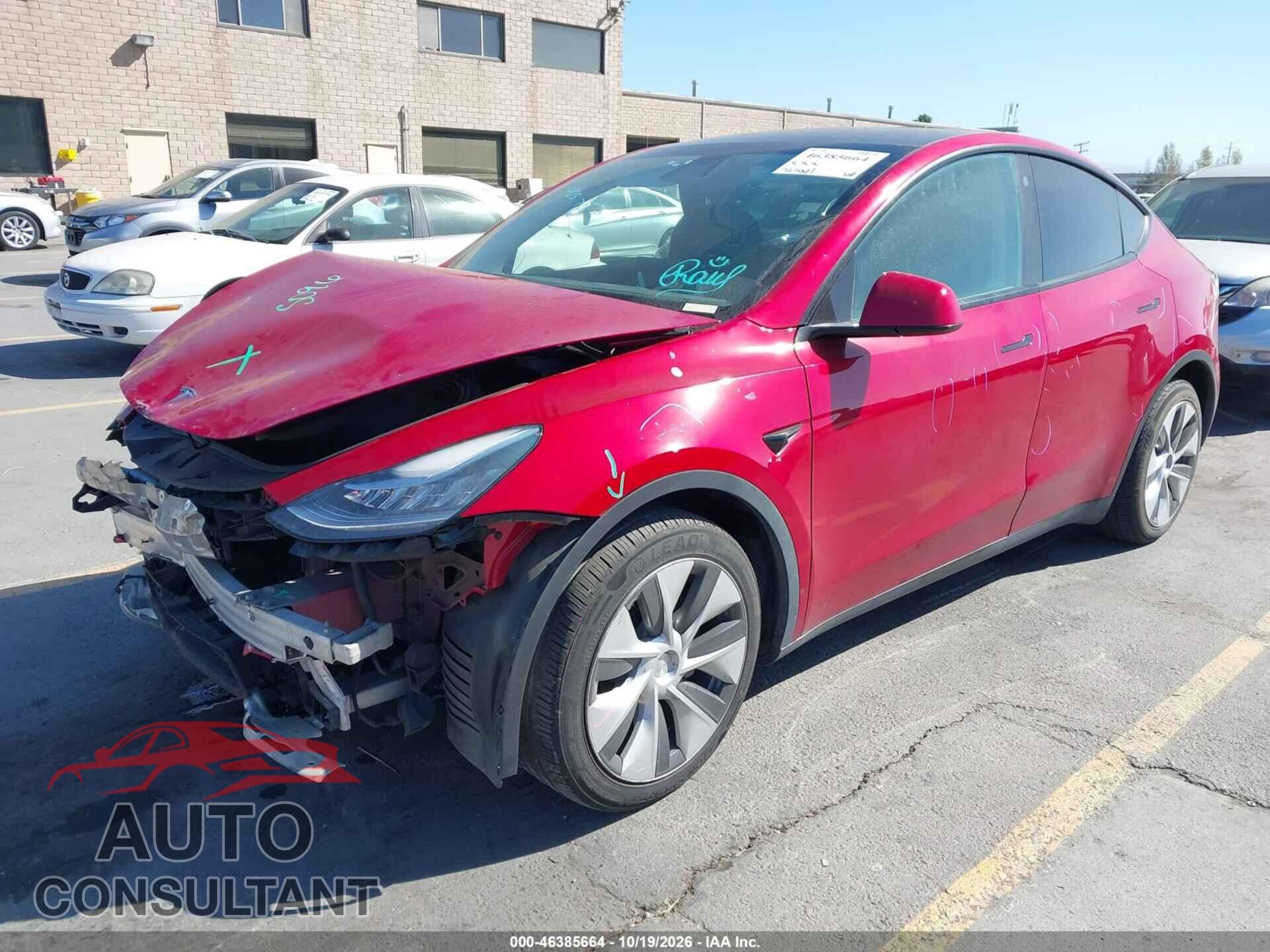 TESLA MODEL Y 2021 - 5YJYGDEEXMF217640