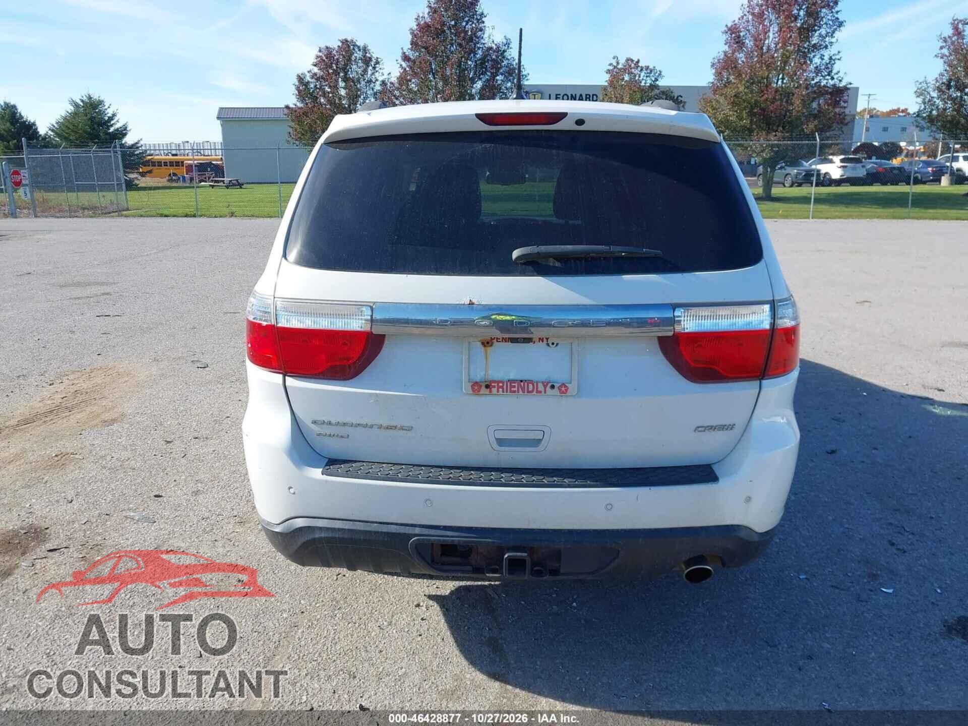 DODGE DURANGO 2013 - 1C4RDJDG8DC690254