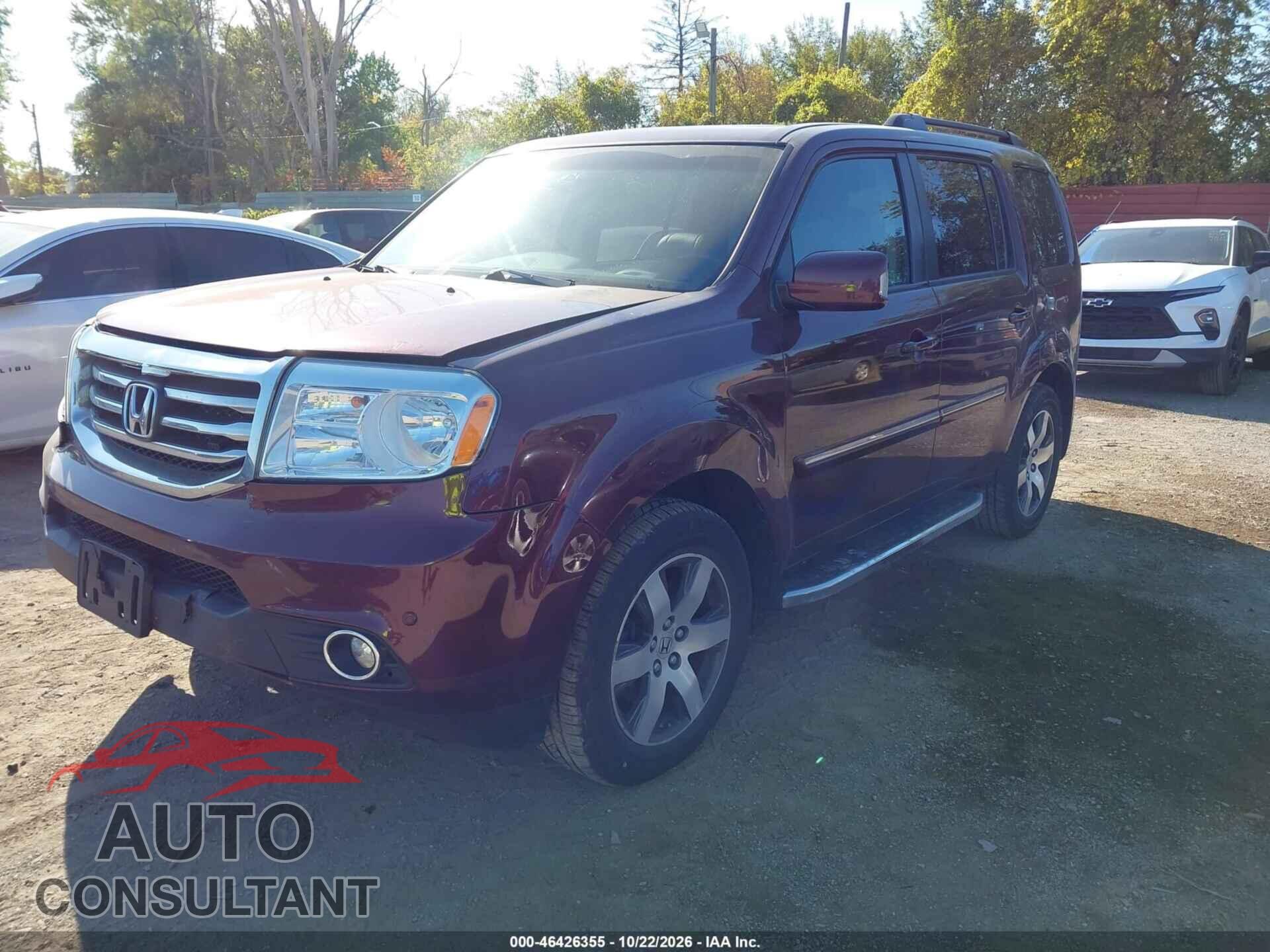 HONDA PILOT 2012 - 5FNYF4H9XCB075077