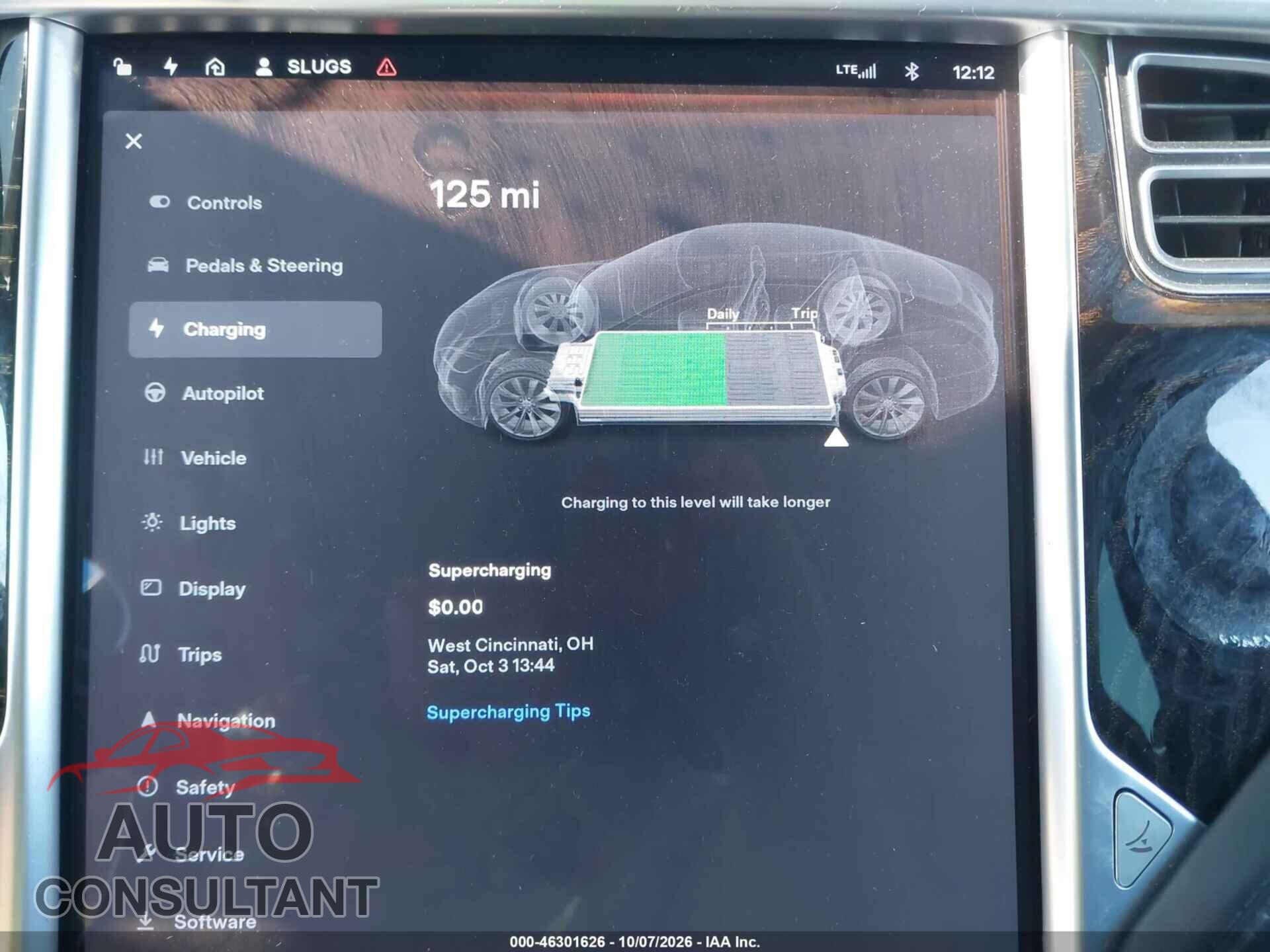 TESLA MODEL S 2016 - 5YJSA1E14GF151383
