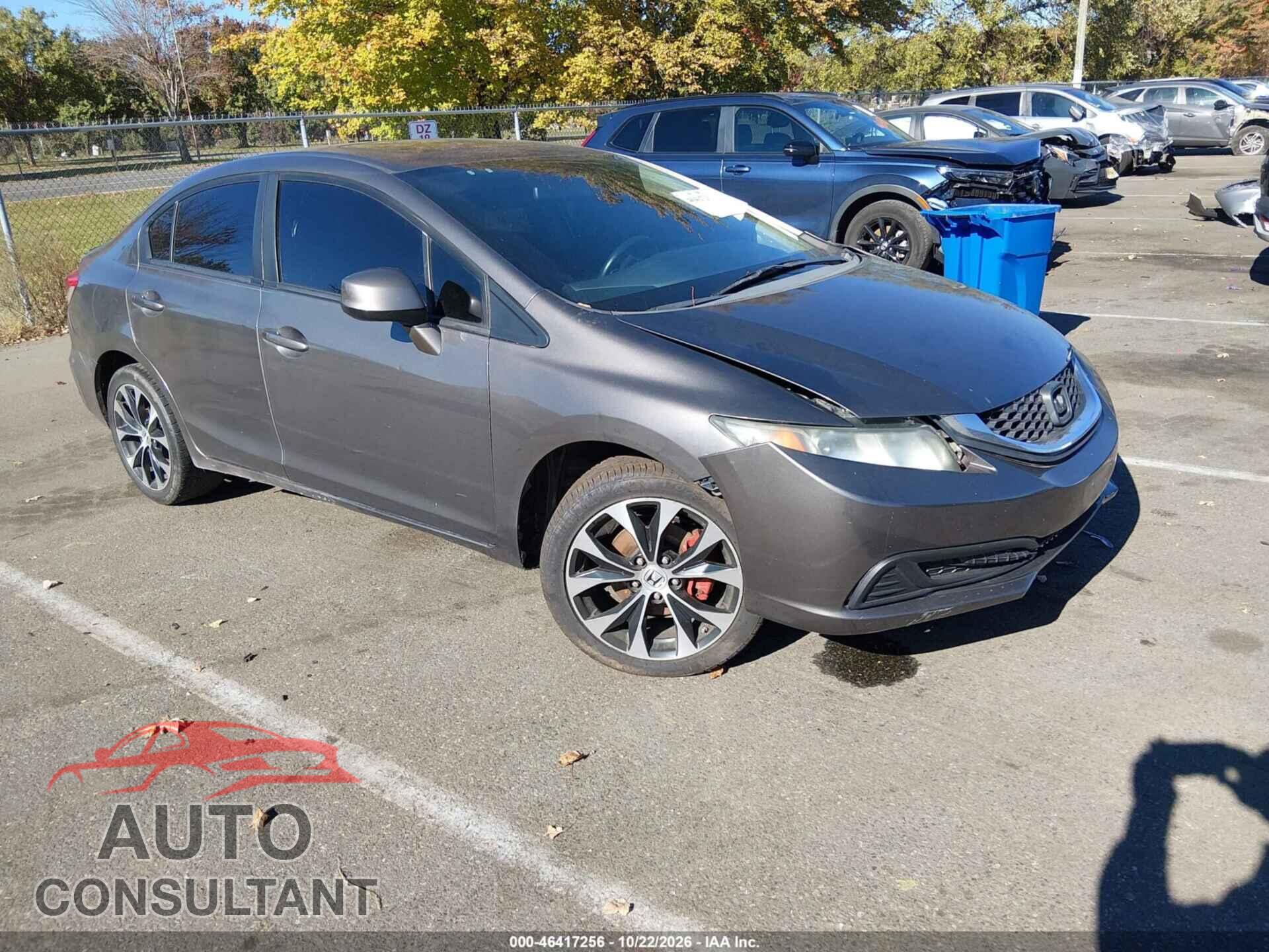 HONDA CIVIC 2013 - 19XFB2F94DE249064
