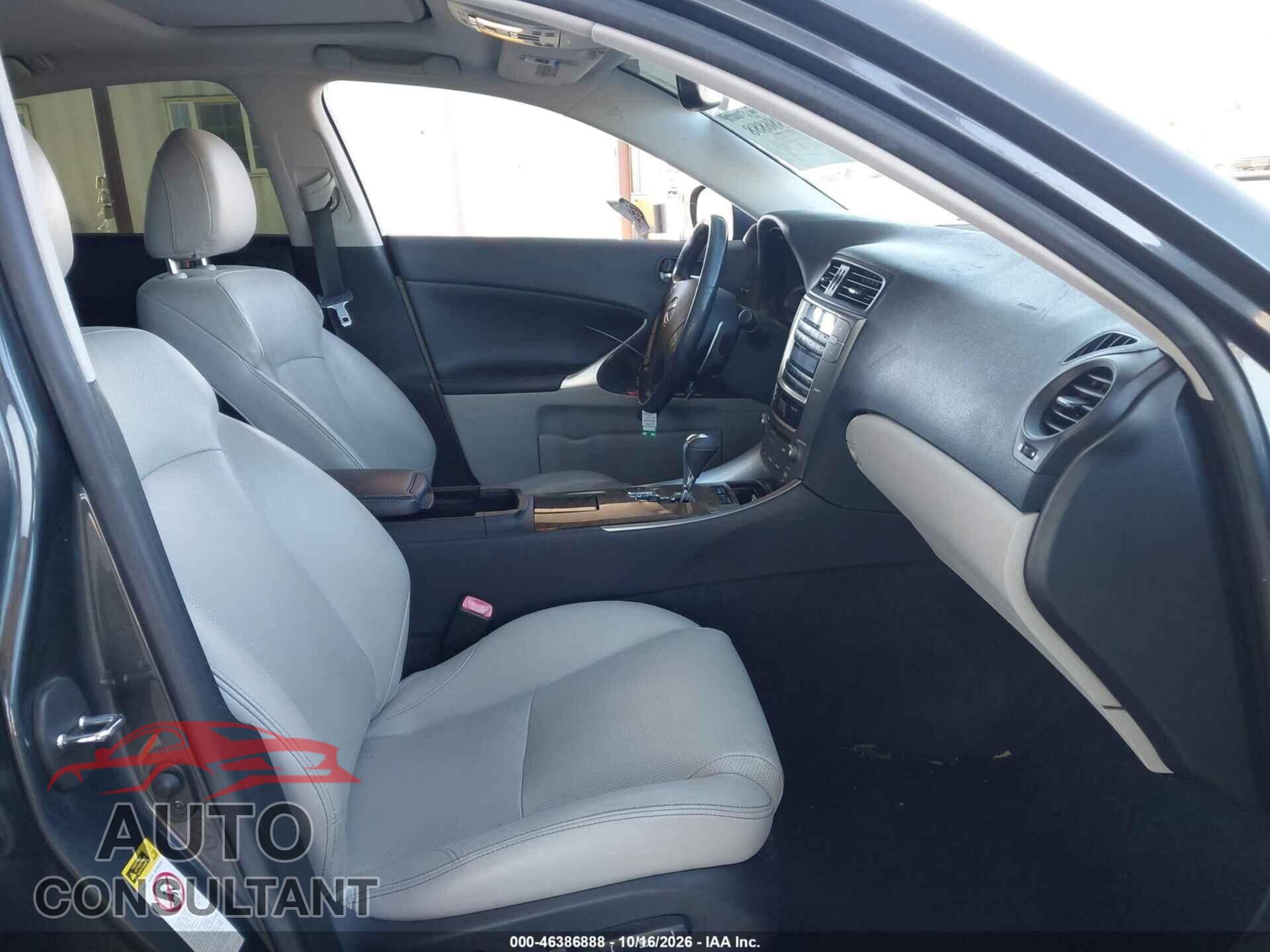LEXUS IS 250 2010 - JTHBF5C27A5126554