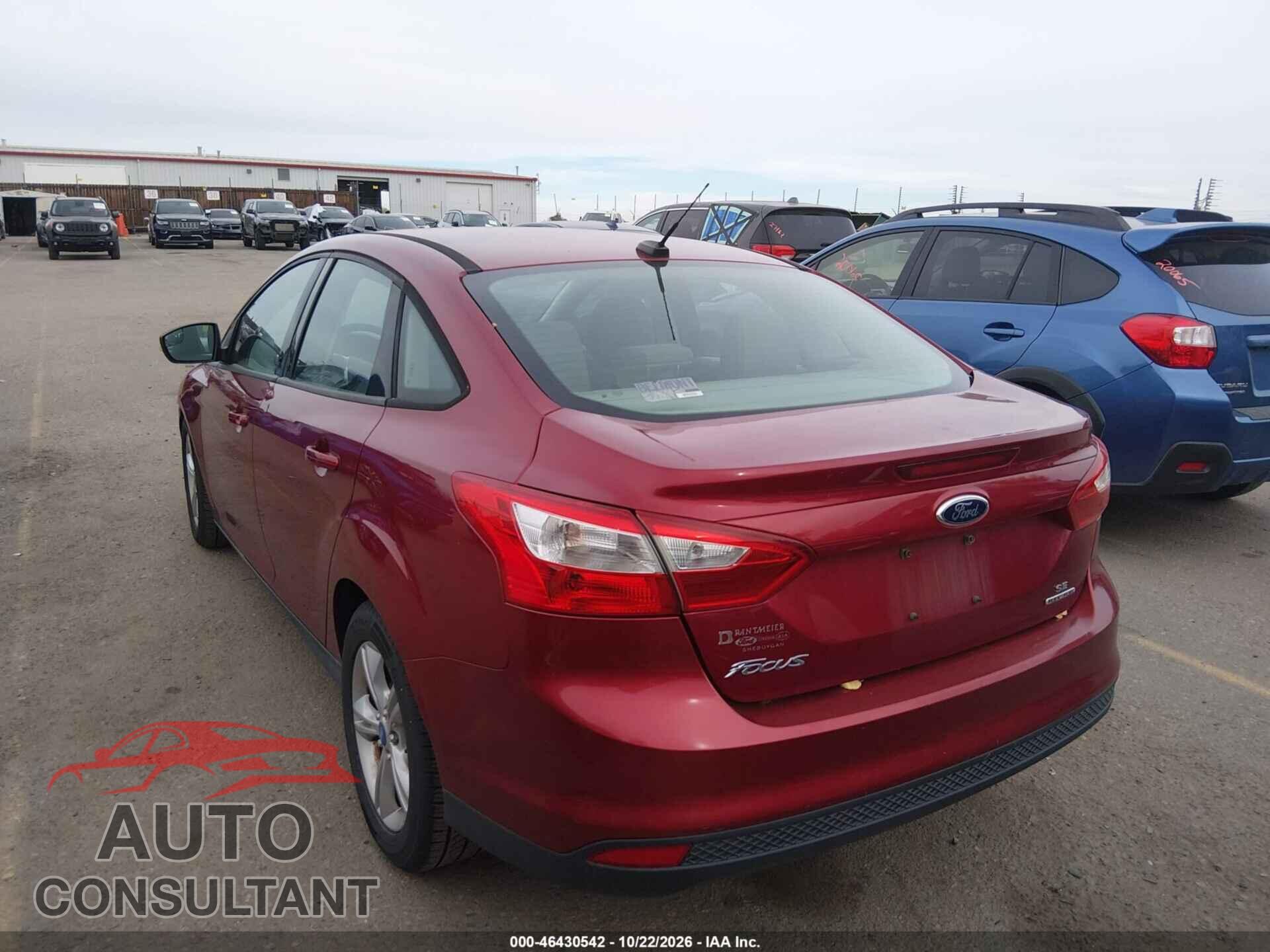 FORD FOCUS 2013 - 1FADP3F23DL199465