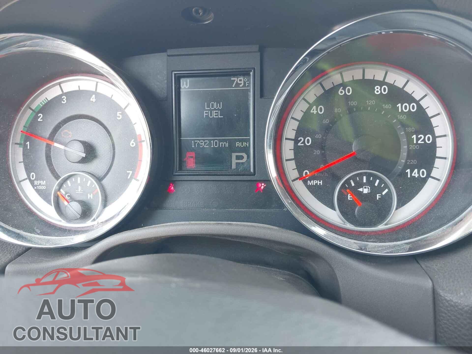 DODGE DURANGO 2011 - 1D4SE4GT7BC689332