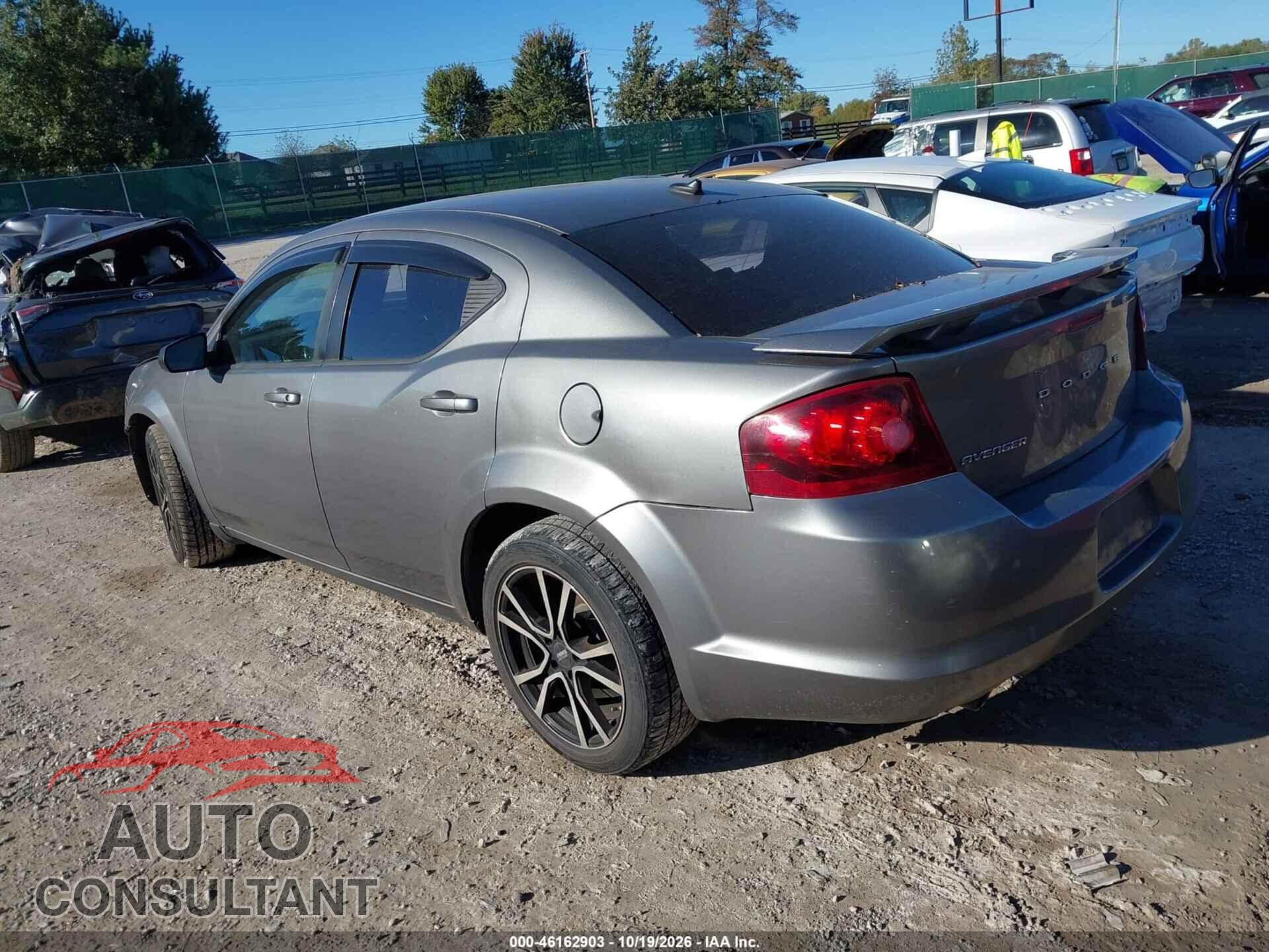 DODGE AVENGER 2011 - 1B3BD1FG2BN593696