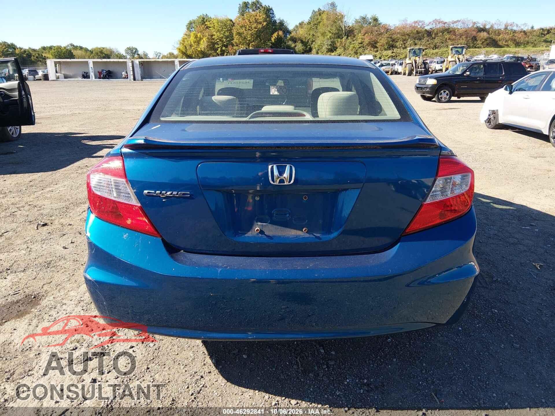 HONDA CIVIC 2012 - 2HGFB2F85CH542807