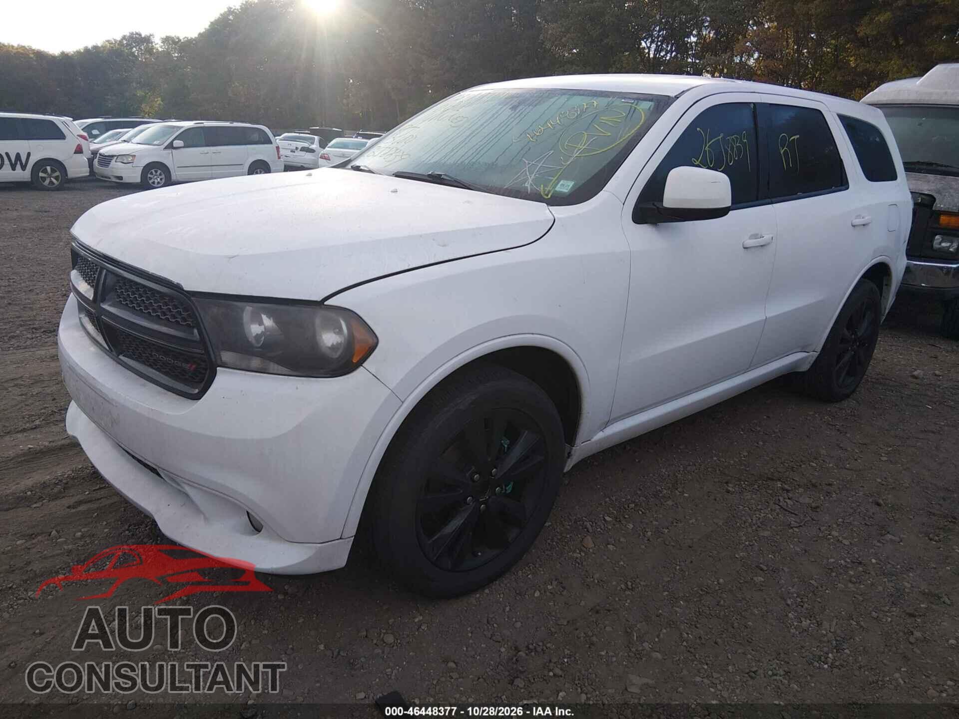DODGE DURANGO 2013 - 1C4RDJAG9DC672821