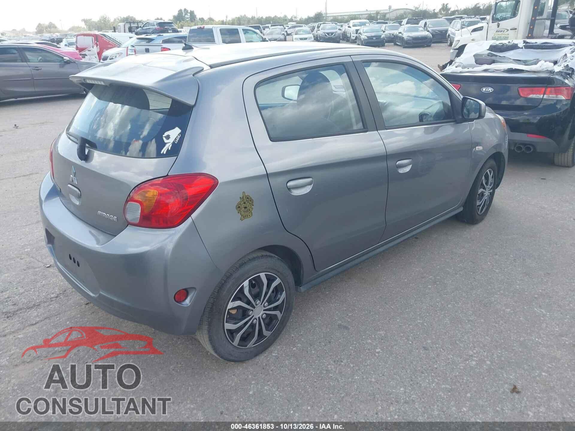 MITSUBISHI MIRAGE 2015 - ML32A3HJ6FH048863