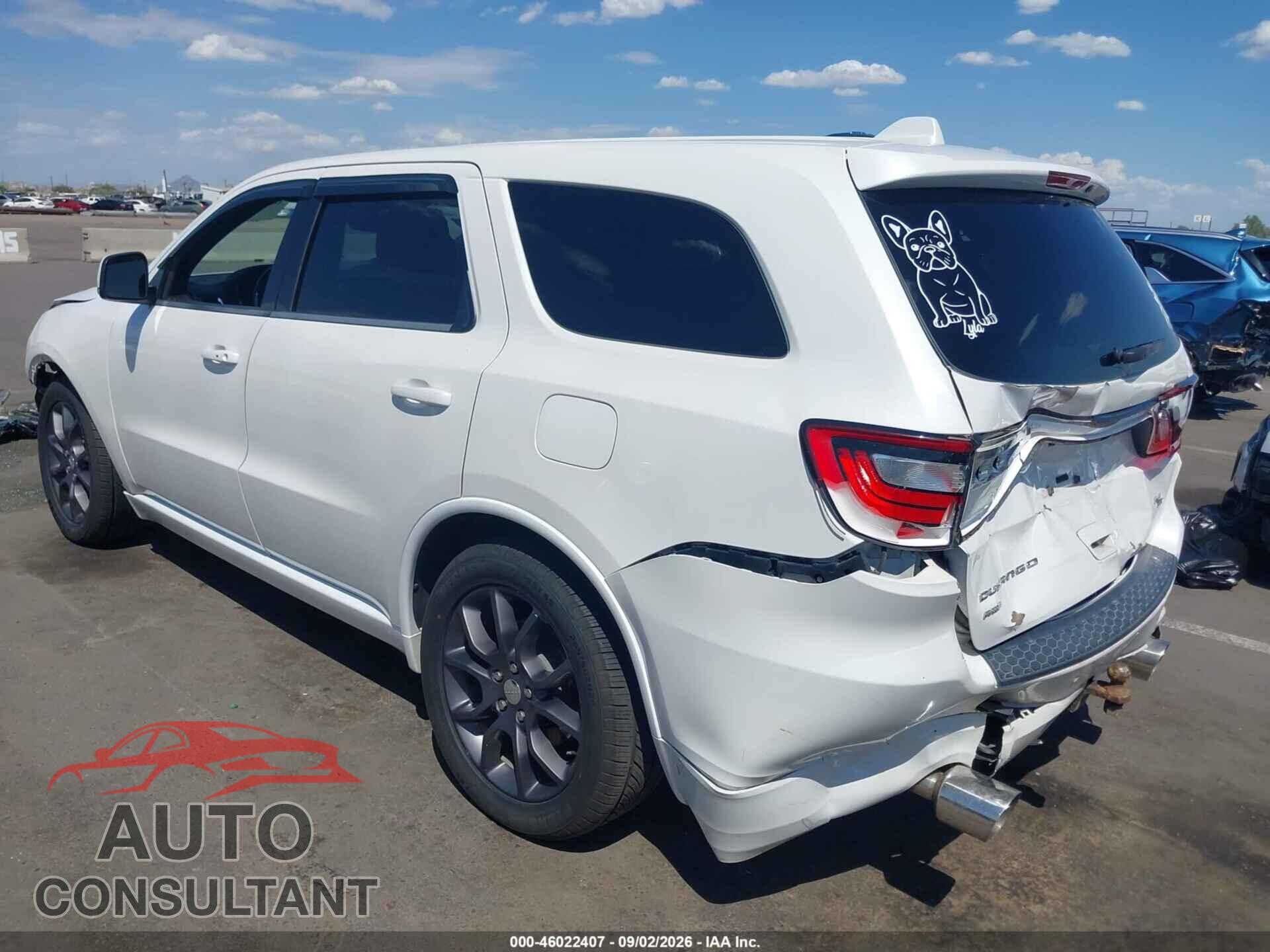 DODGE DURANGO 2017 - 1C4SDJCT0HC726105