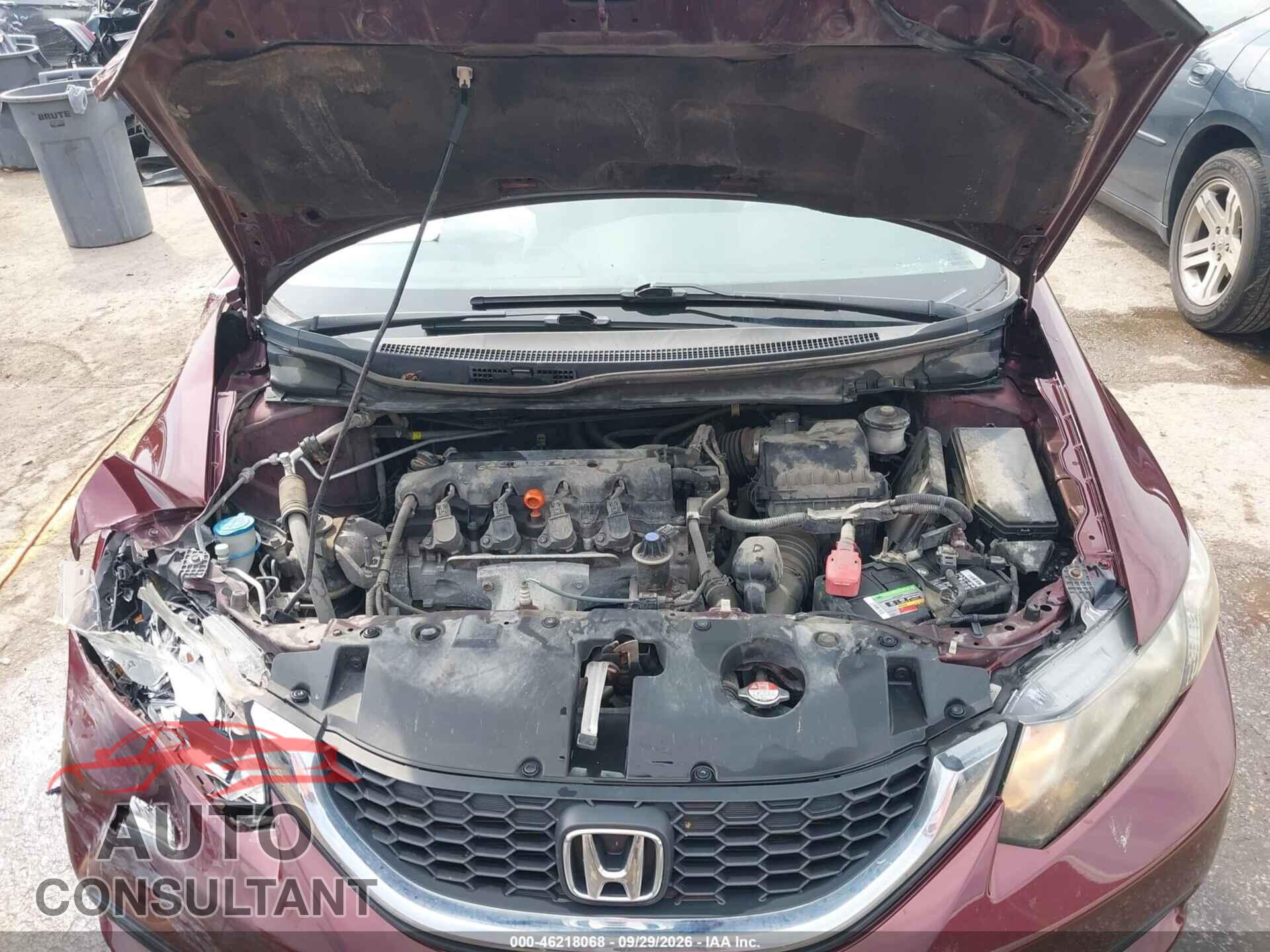 HONDA CIVIC 2014 - 19XFB2F58EE019834