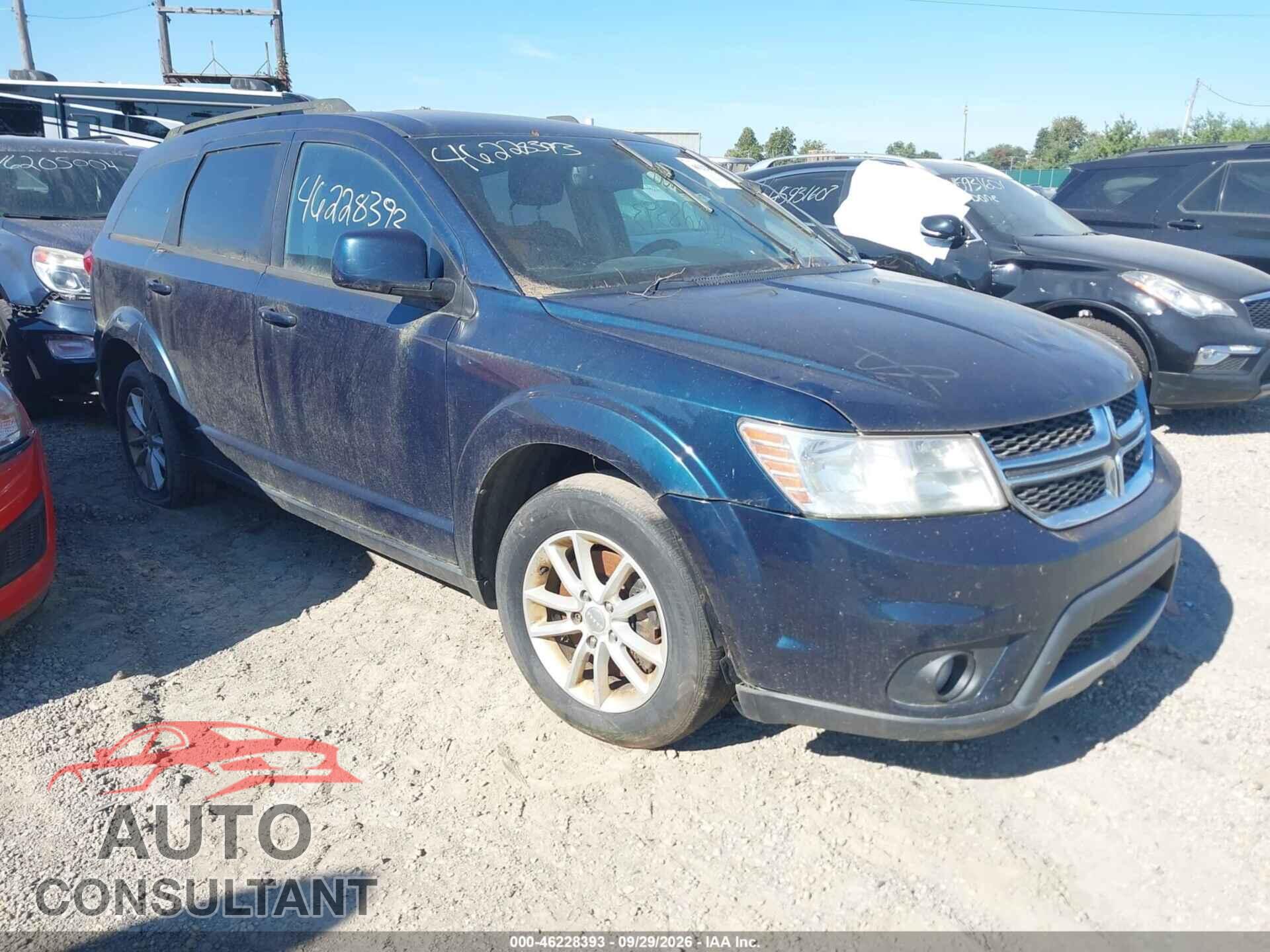 DODGE JOURNEY 2014 - 3C4PDCBG8ET268643