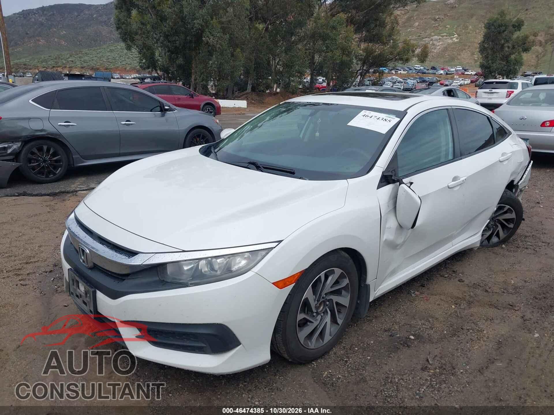 HONDA CIVIC 2017 - 19XFC2F70HE214264