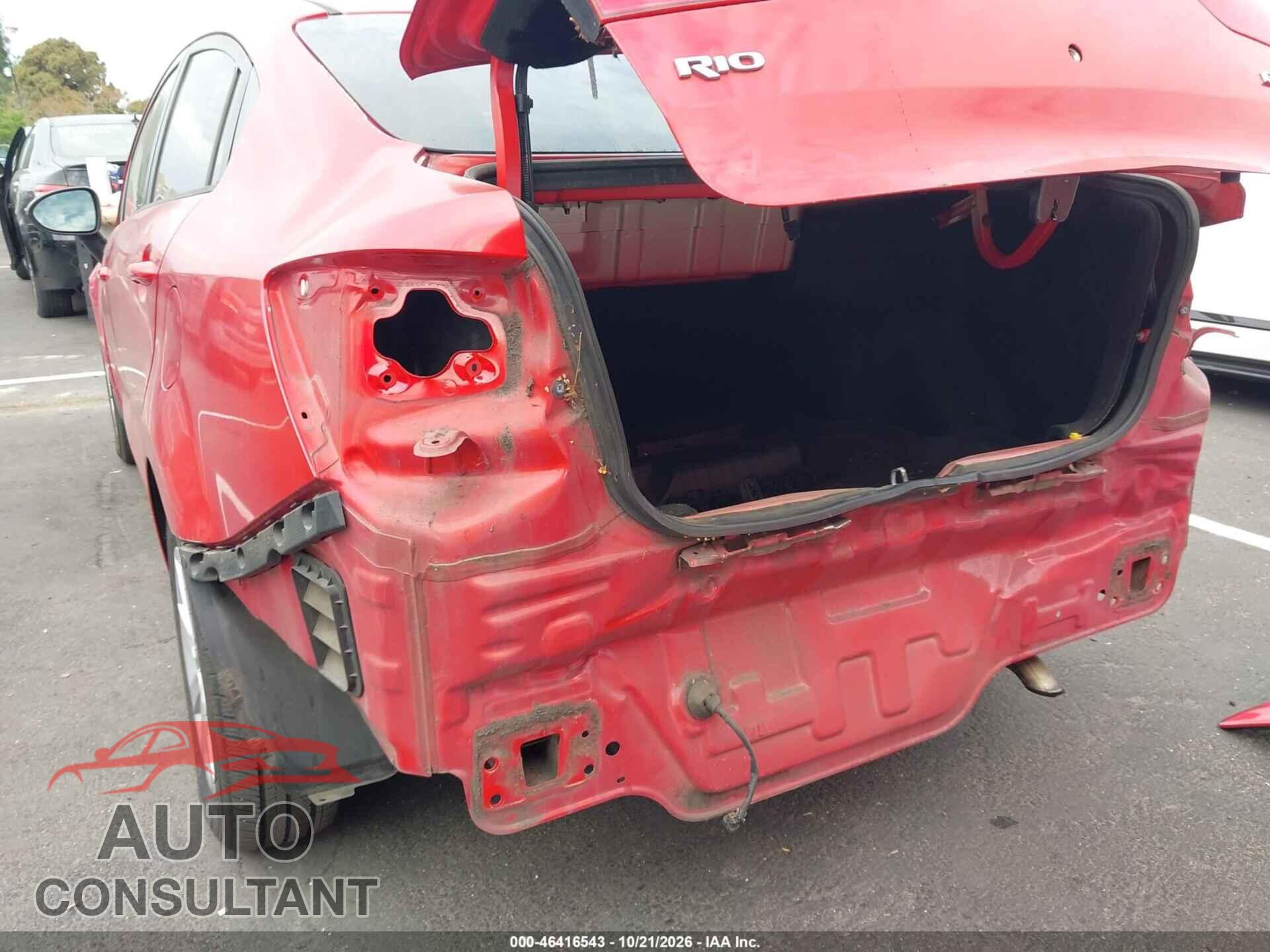 KIA RIO 2013 - KNADN4A35D6249011