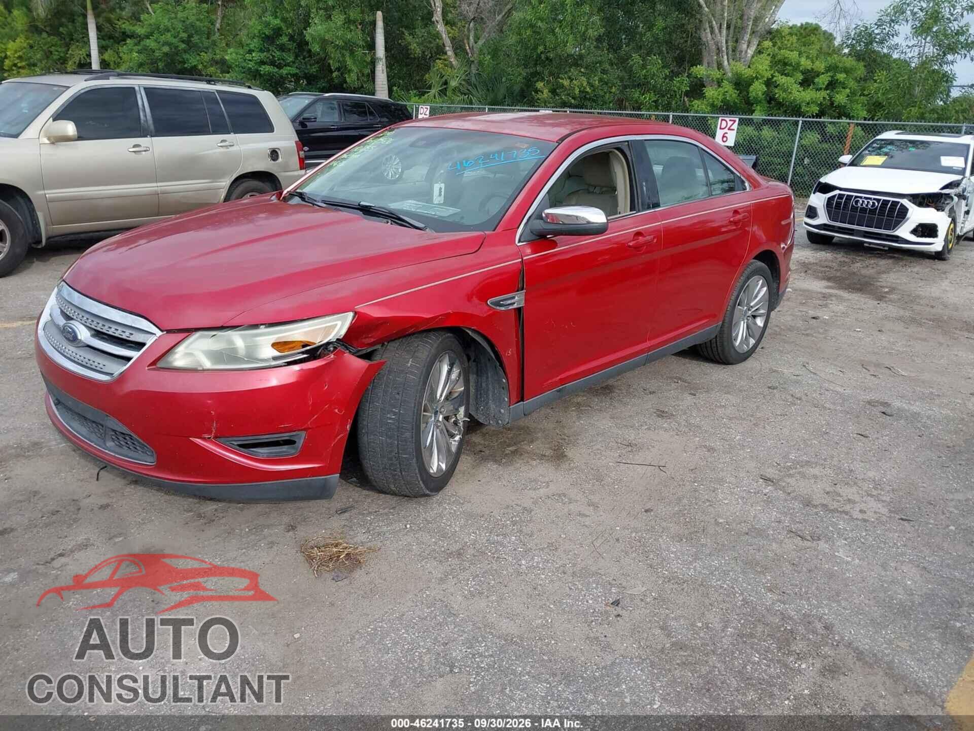FORD TAURUS 2010 - 1FAHP2FW7AG110855