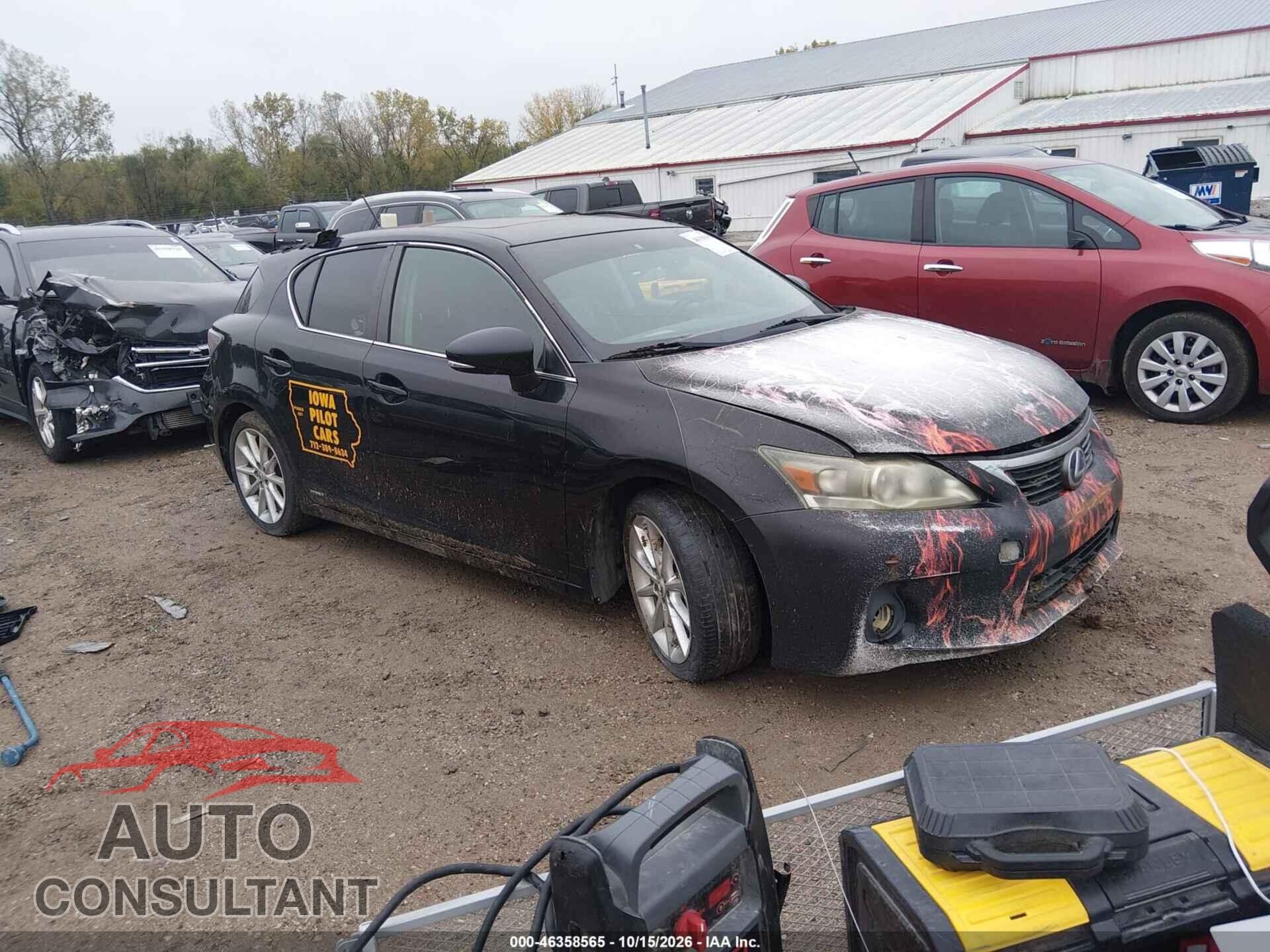 LEXUS CT 200H 2013 - JTHKD5BH7D2148362