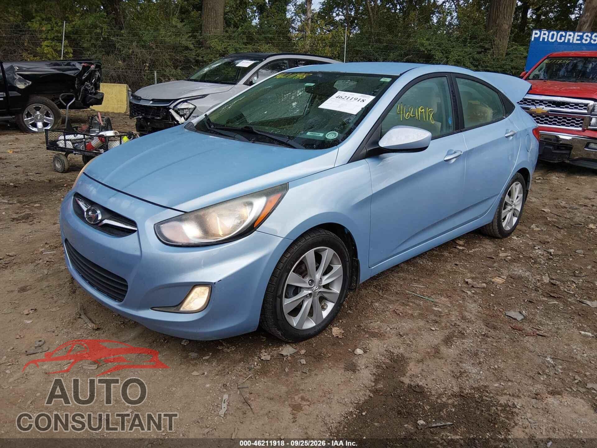 HYUNDAI ACCENT 2013 - KMHCU4AE7DU442044