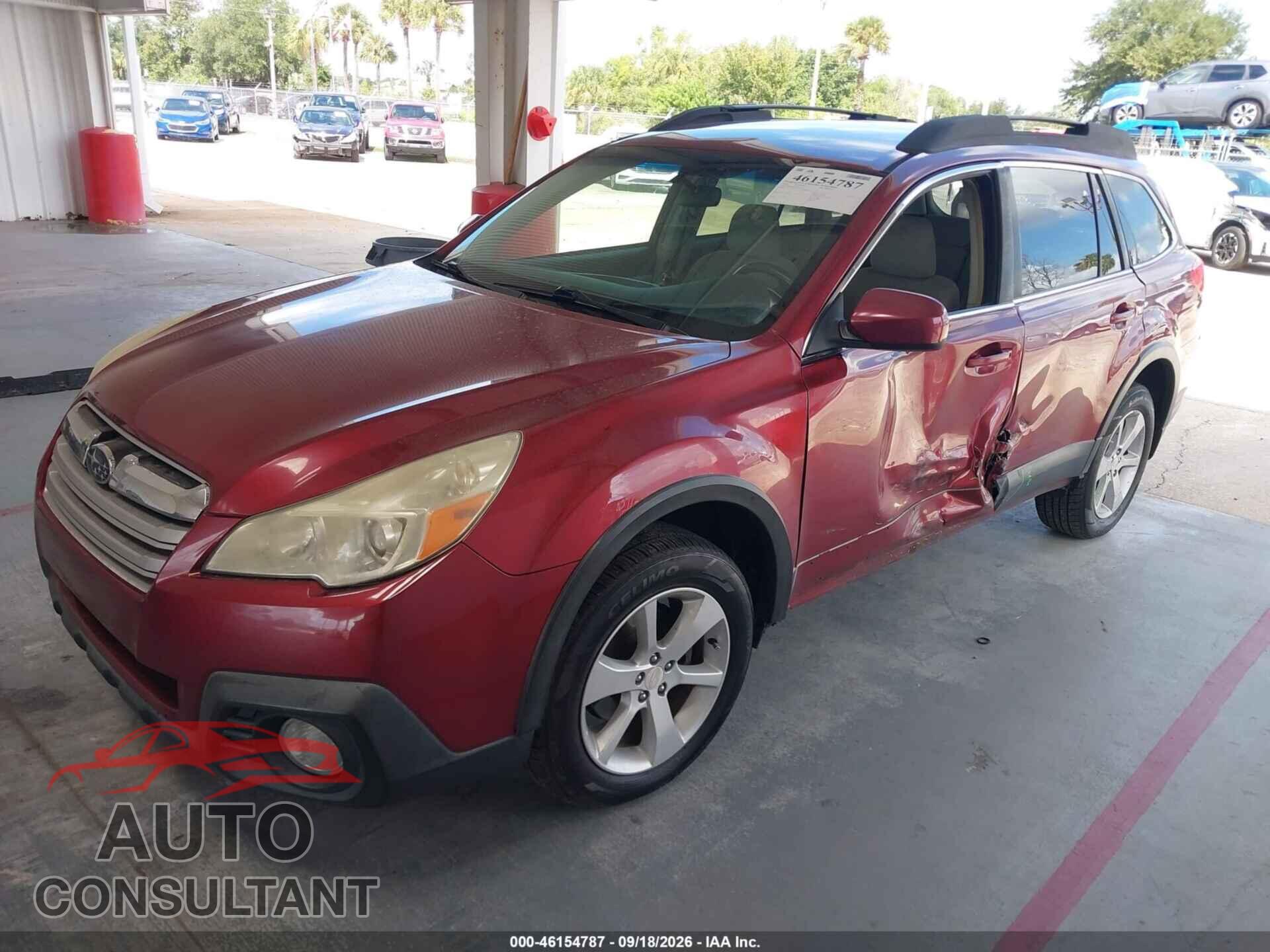 SUBARU OUTBACK 2014 - 4S4BRCCC2E3255014