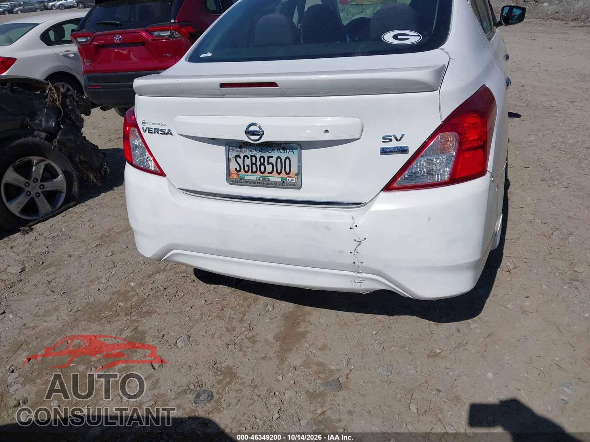 NISSAN VERSA 2017 - 3N1CN7AP3HL833974