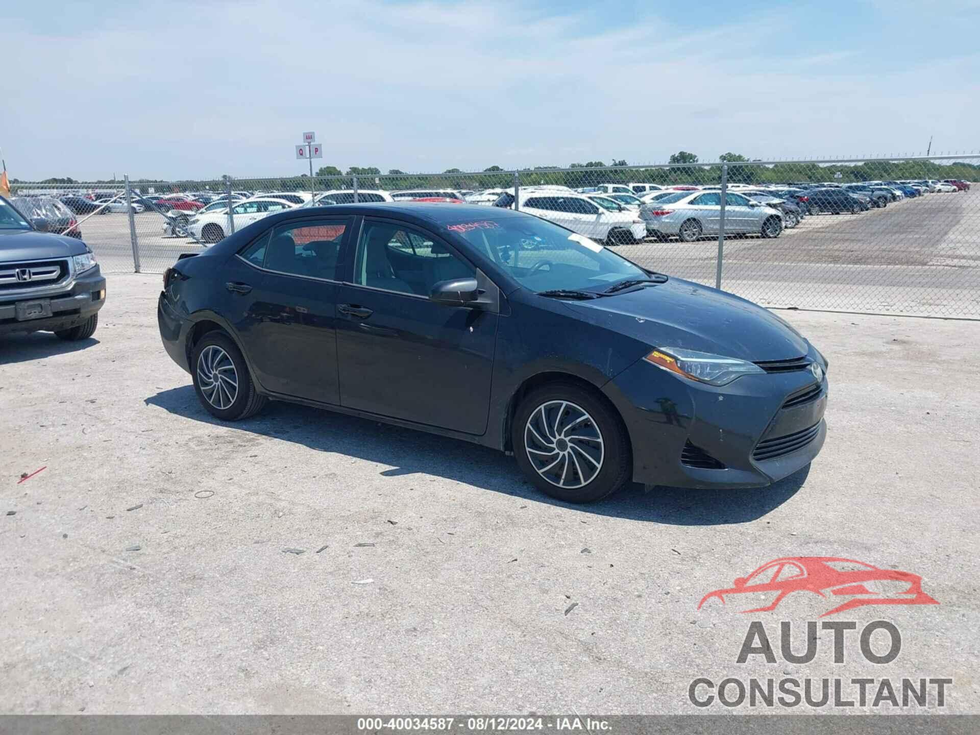 TOYOTA COROLLA 2018 - 2T1BURHE4JC011110