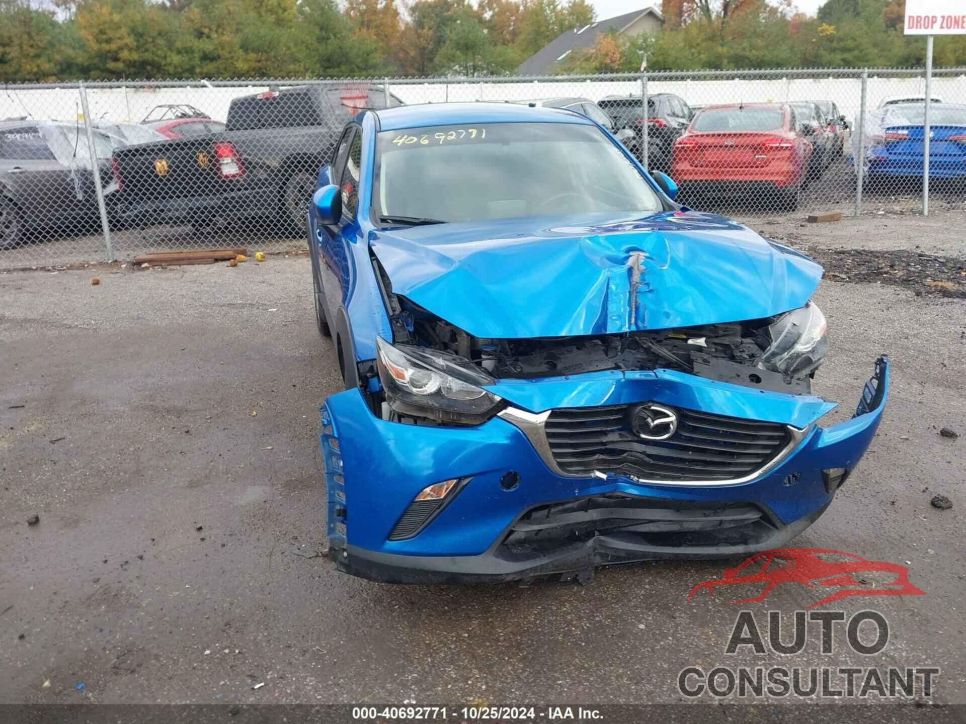 MAZDA CX-3 2016 - JM1DKDB70G0127709