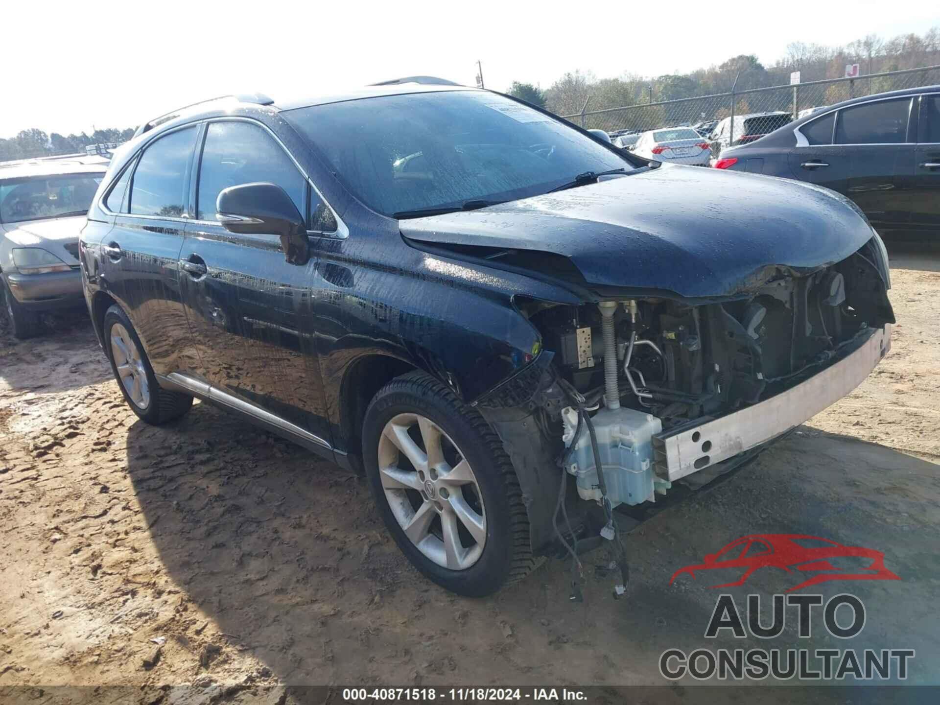 LEXUS RX 350 2012 - 2T2ZK1BA3CC082924