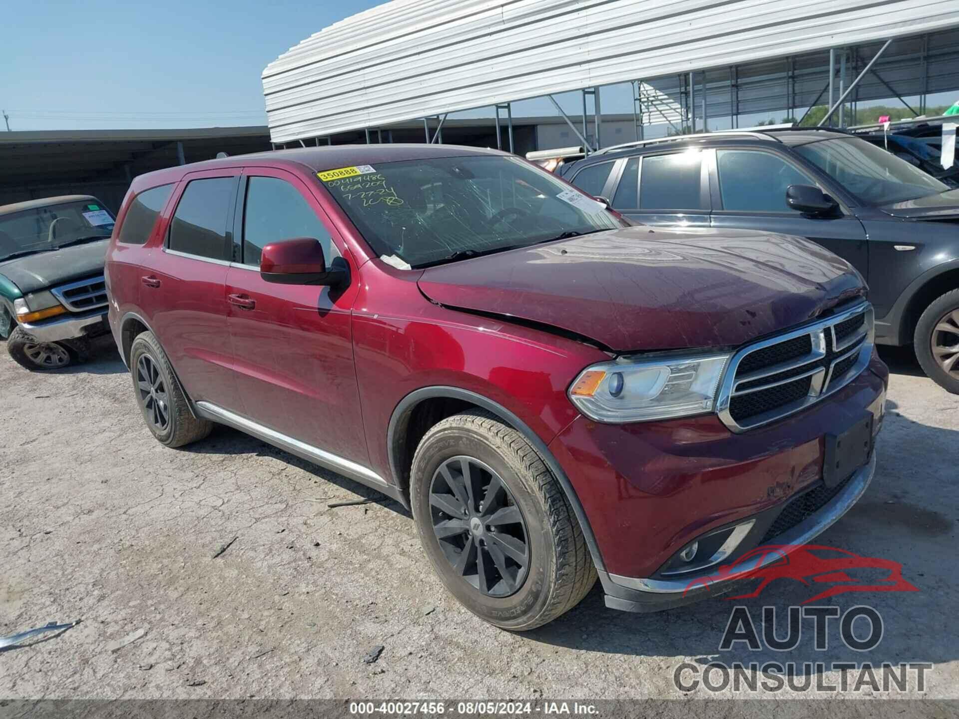 DODGE DURANGO 2019 - 1C4RDHAGXKC659209