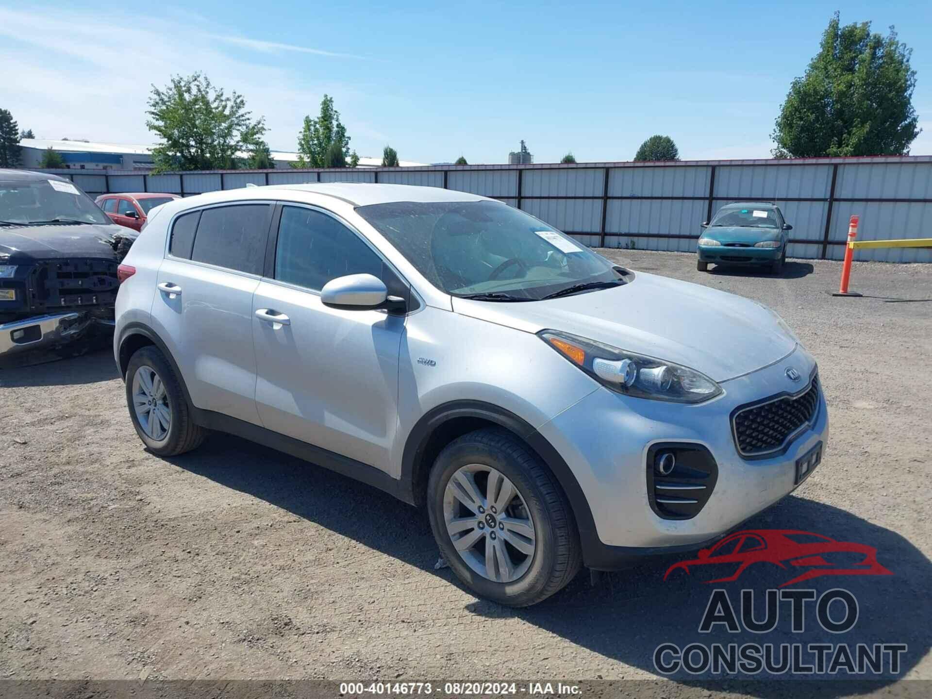 KIA SPORTAGE 2018 - KNDPMCAC0J7421559