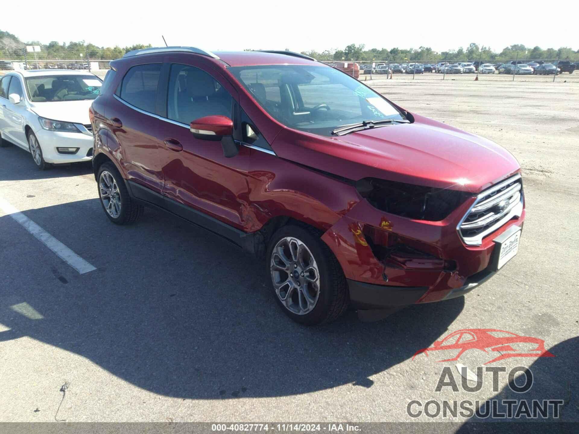 FORD ECOSPORT 2019 - MAJ3S2KE8KC295819