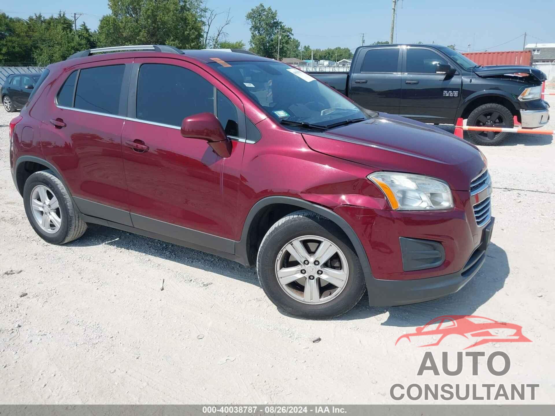 CHEVROLET TRAX 2016 - 3GNCJLSB8GL259205