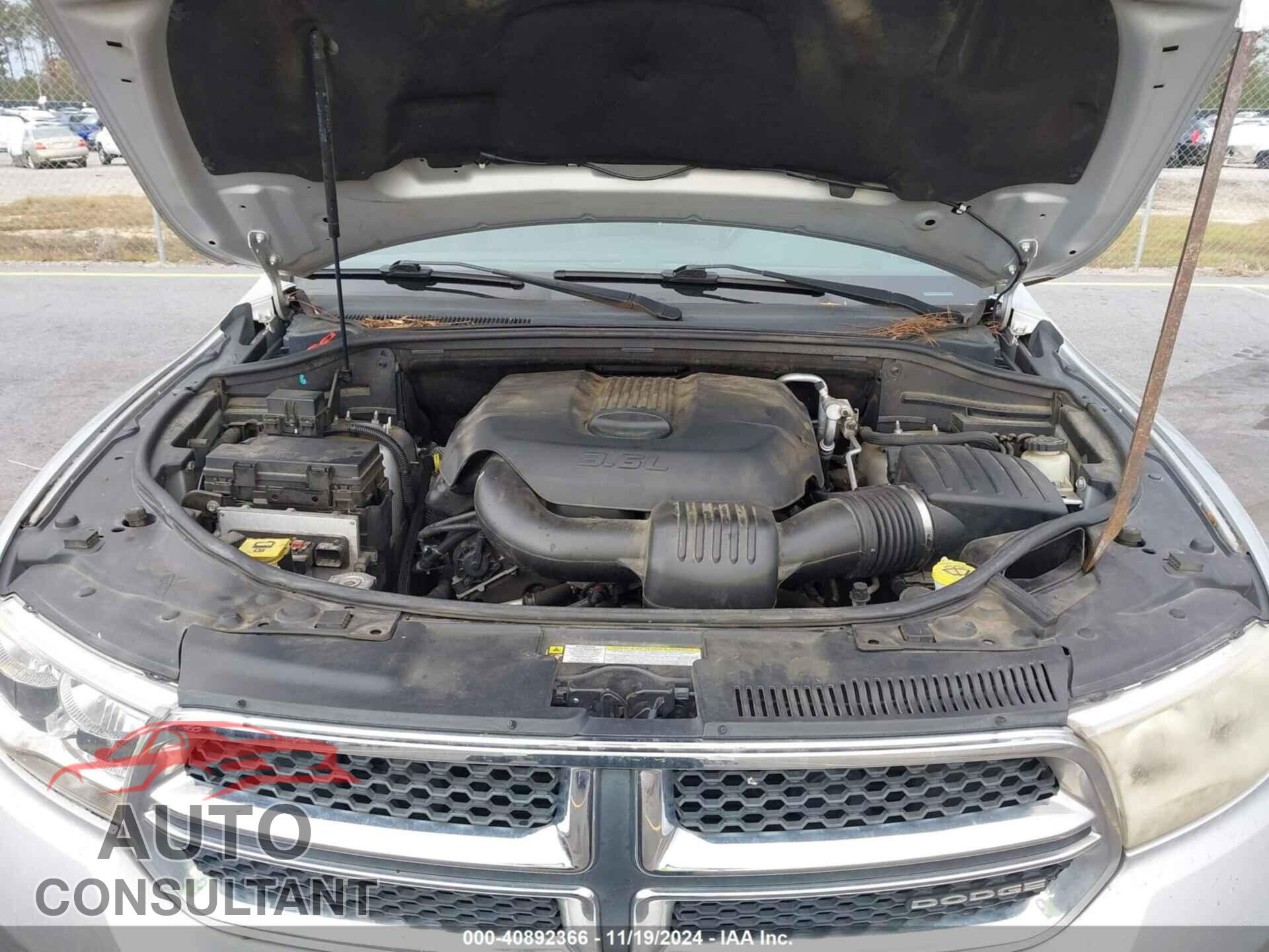 DODGE DURANGO 2011 - 1D4RD4GG2BC634341