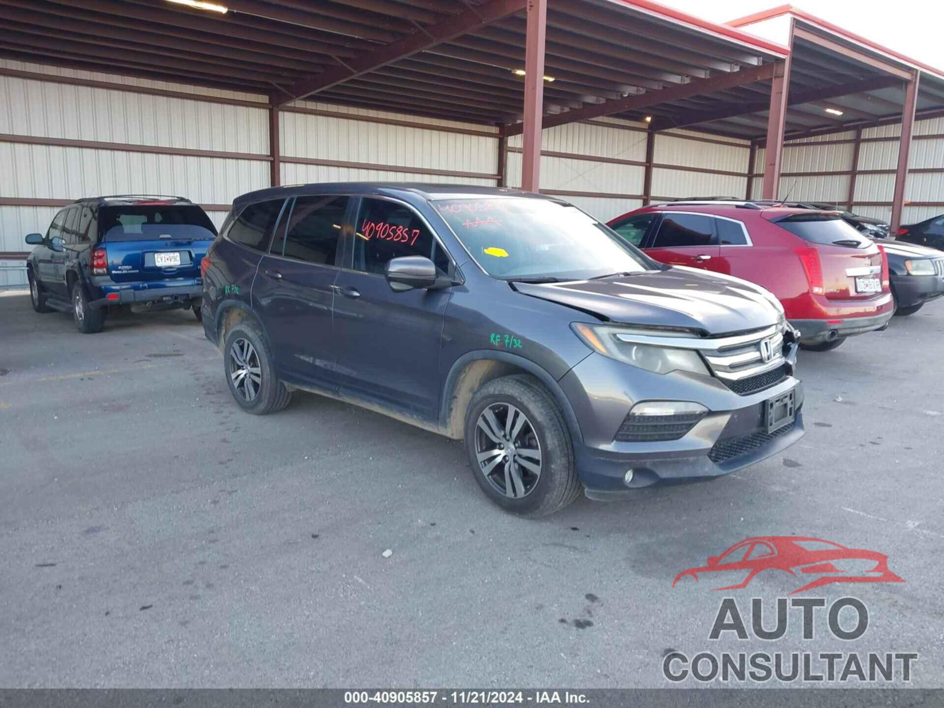 HONDA PILOT 2017 - 5FNYF6H85HB004010