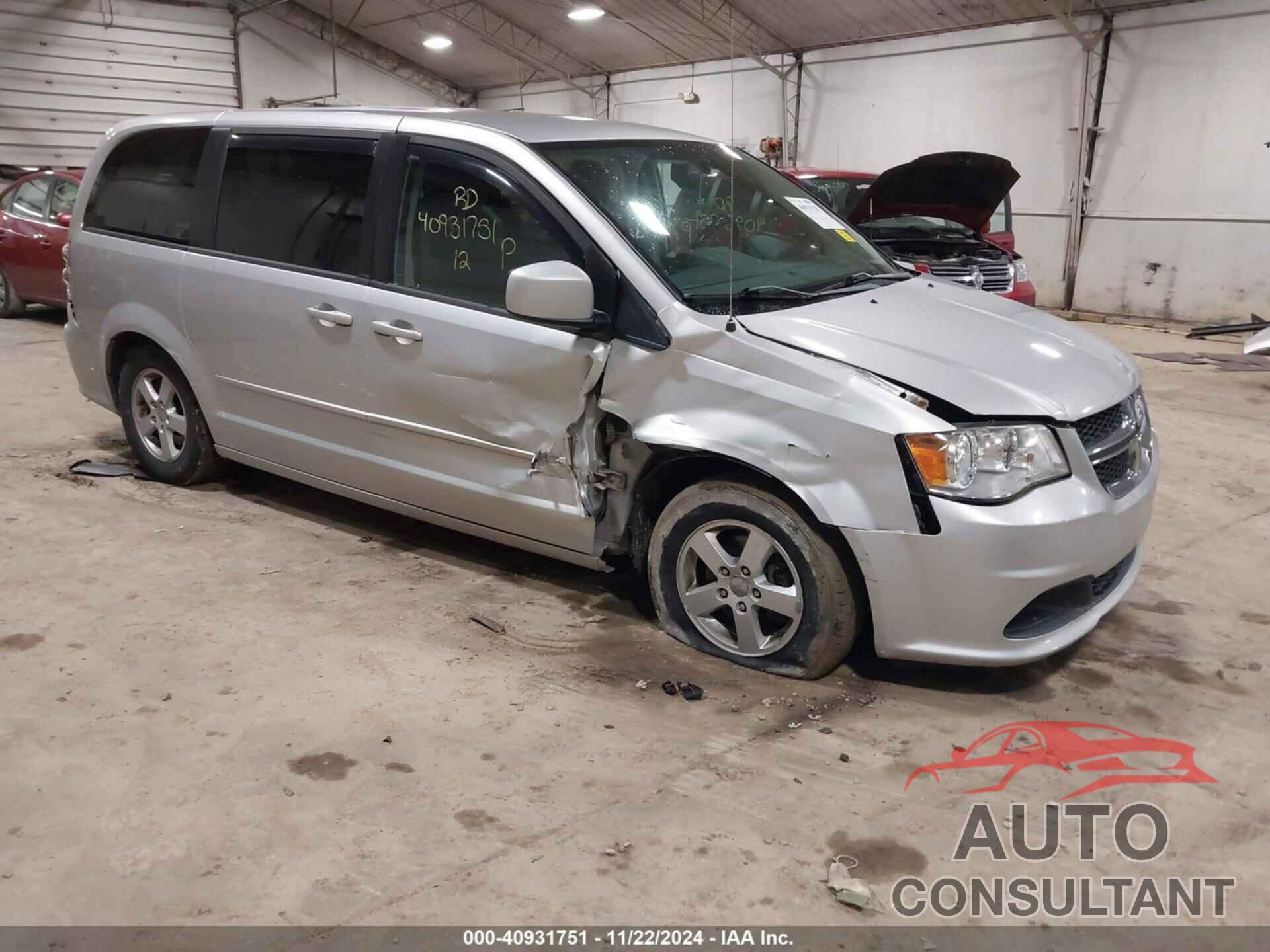 DODGE GRAND CARAVAN 2012 - 2C4RDGCG9CR114523