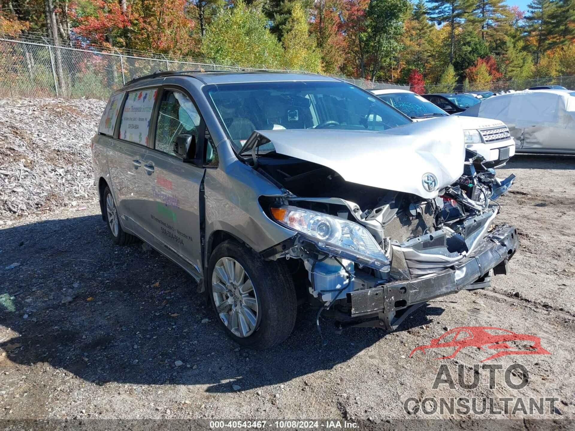 TOYOTA SIENNA 2017 - 5TDDZ3DC6HS171146