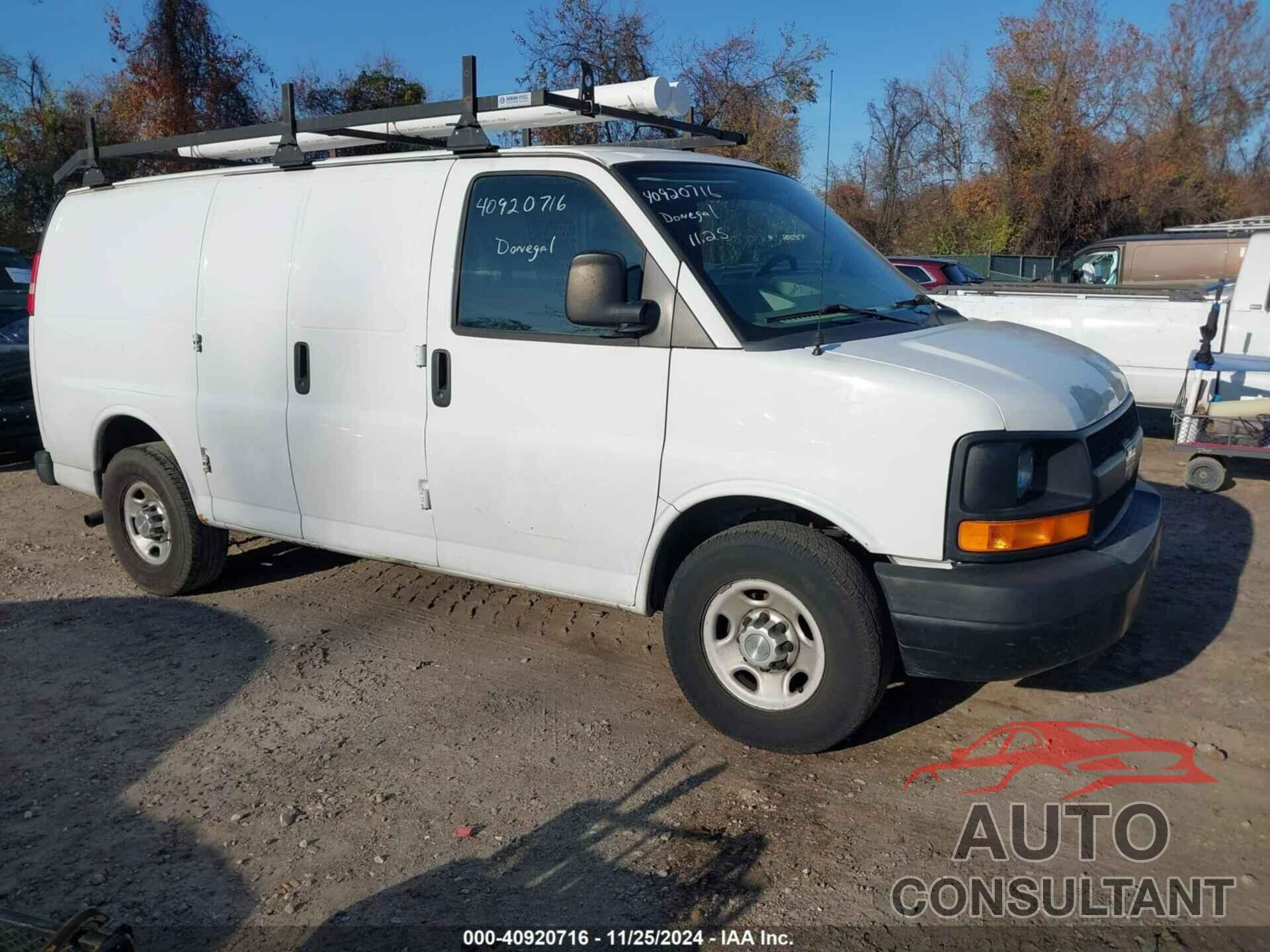 CHEVROLET EXPRESS 2500 2012 - 1GCWGFFA0C1134790