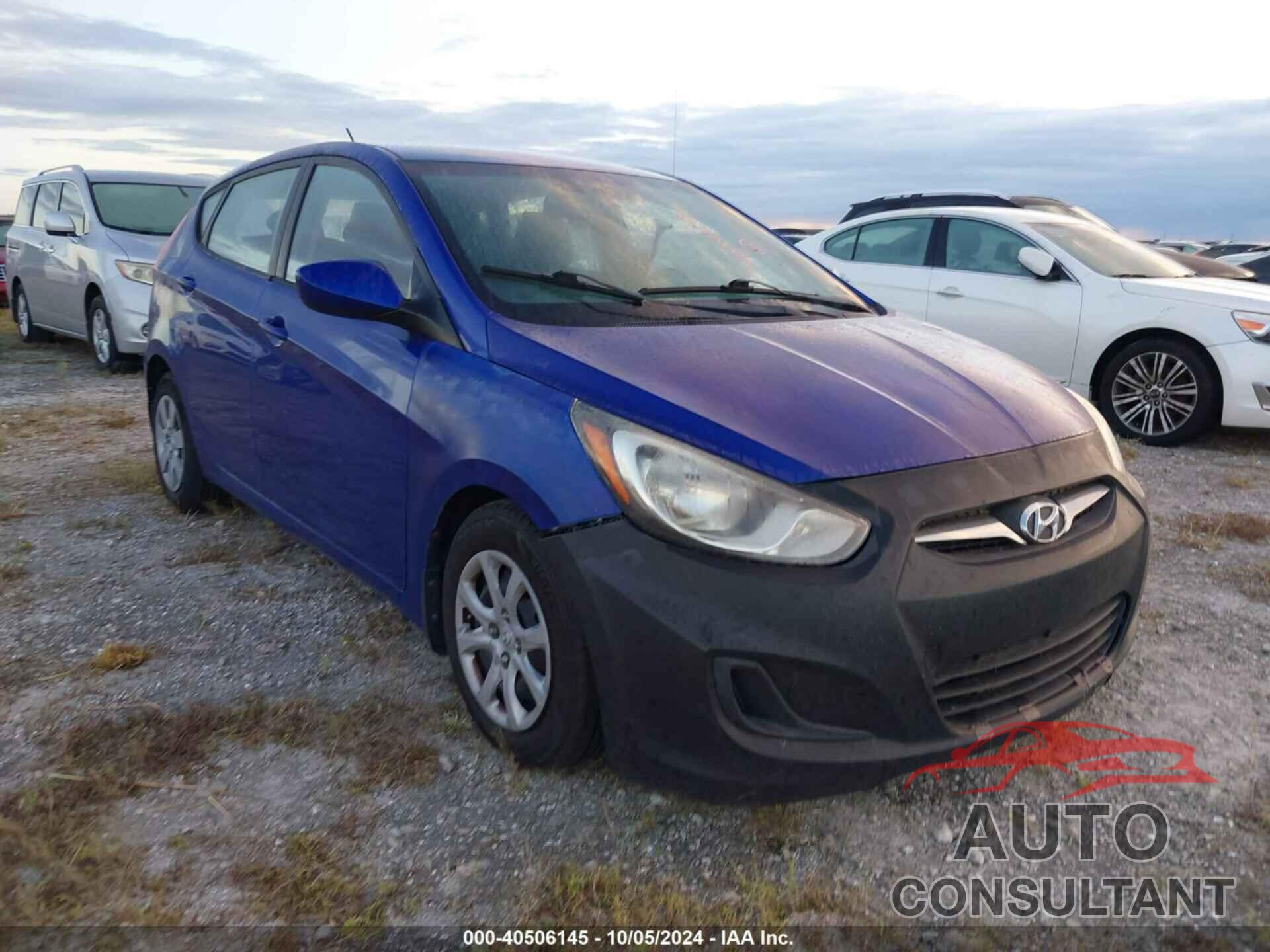 HYUNDAI ACCENT 2012 - KMHCT5AE0CU036422