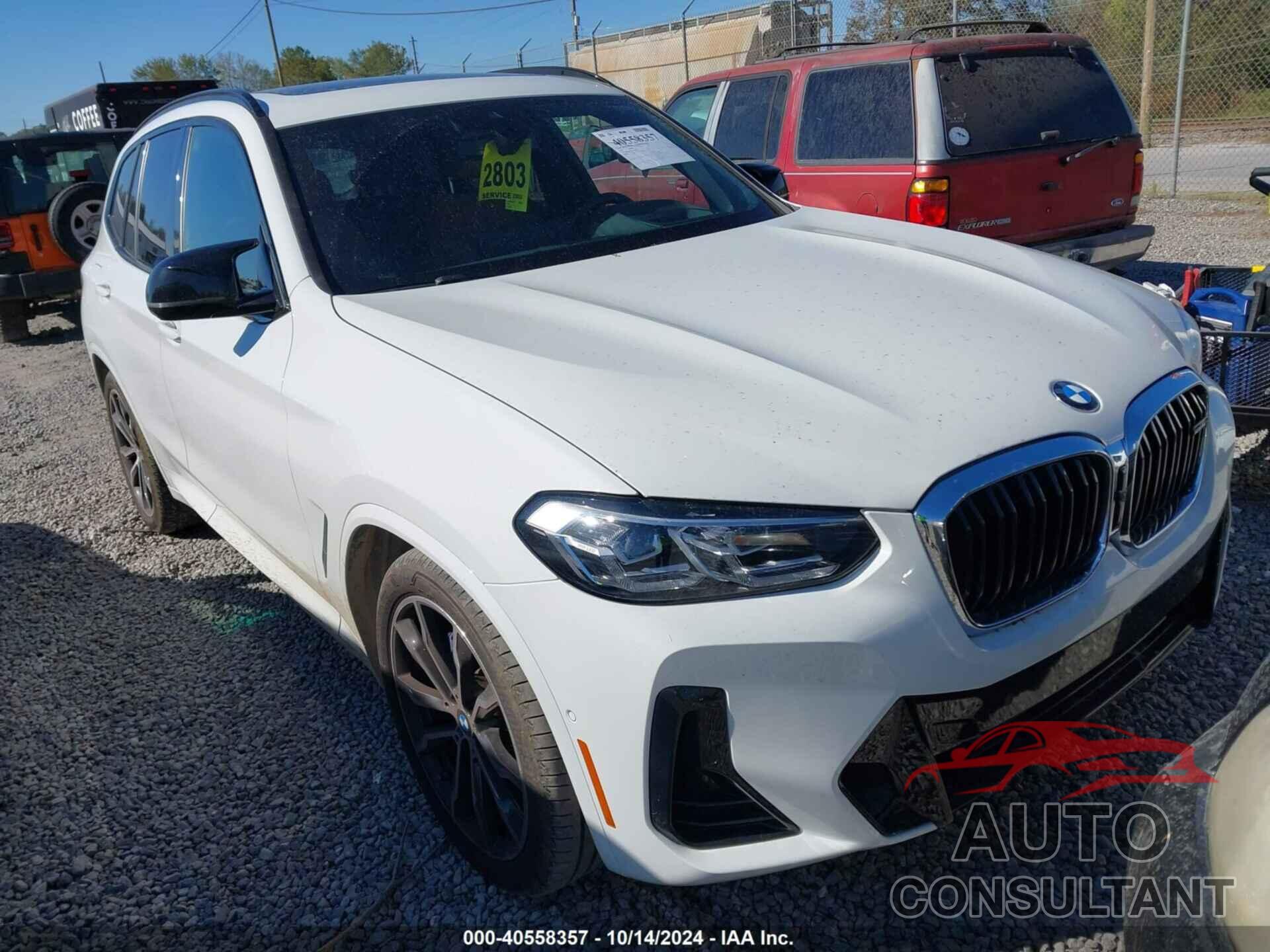 BMW X3 2022 - 5UX83DP04N9J60195