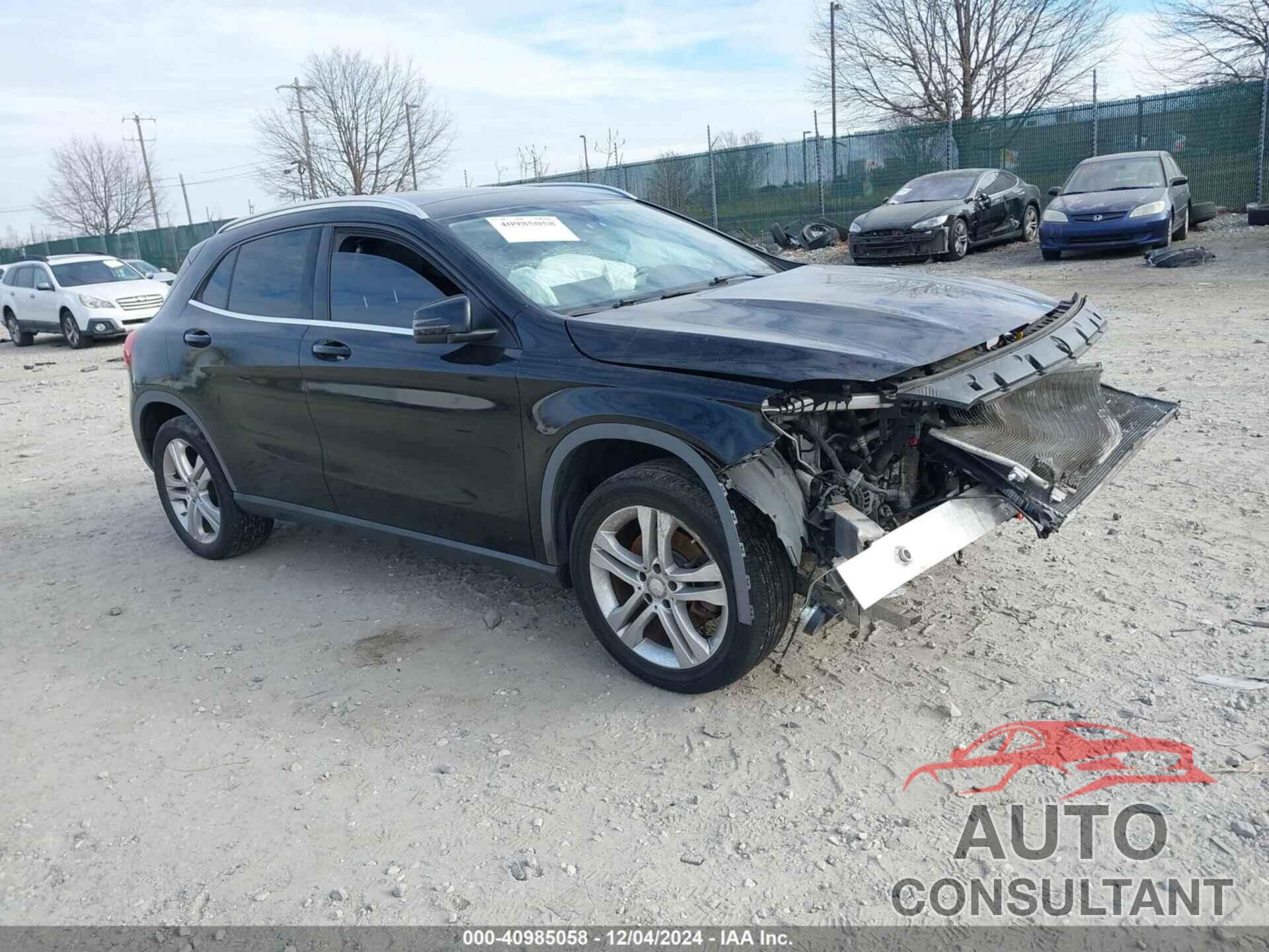 MERCEDES-BENZ GLA 250 2015 - WDCTG4GB9FJ179806